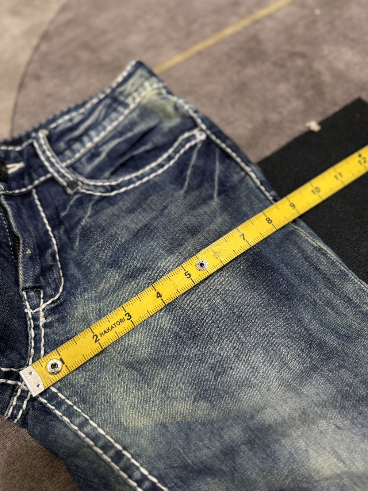 Tornado Mart CLRIDE.n FLARE IFSIXl DENIM PANTS Size US 28 / EU 44 - 11 Thumbnail