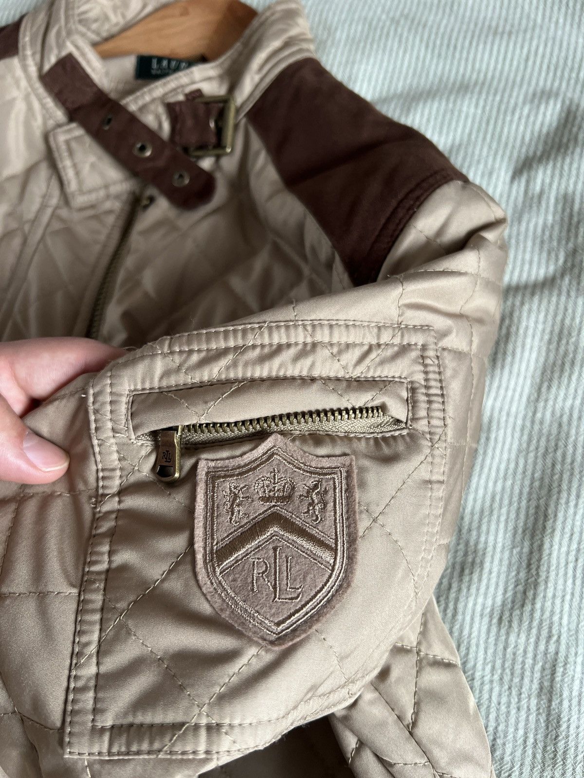 Lauren Ralph Lauren Lauren by Ralph Lauren Quilted Jacket Size L / US 10 / IT 46 - 6 Thumbnail