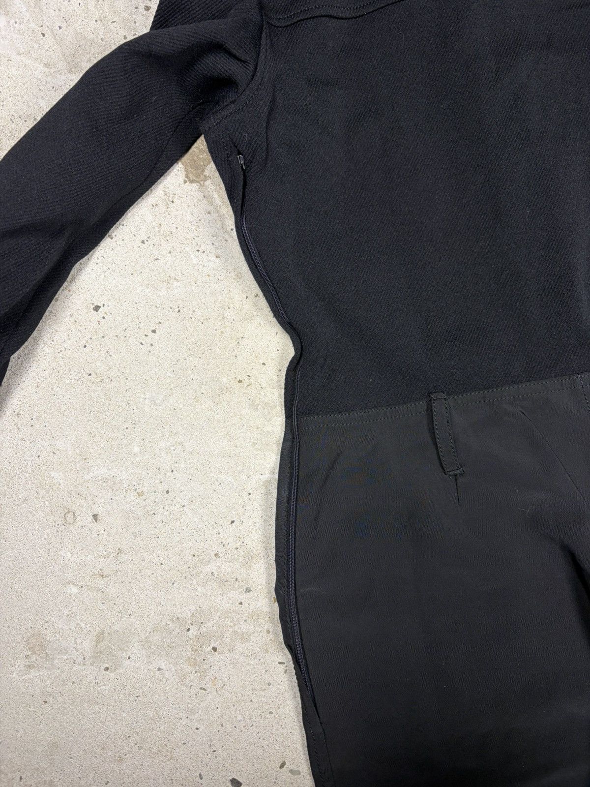 Prada Vintage Prada Nylon Black & Grey Jumpsuit Baggy Pants Size 32" / US 10 / IT 46 - 18 Thumbnail