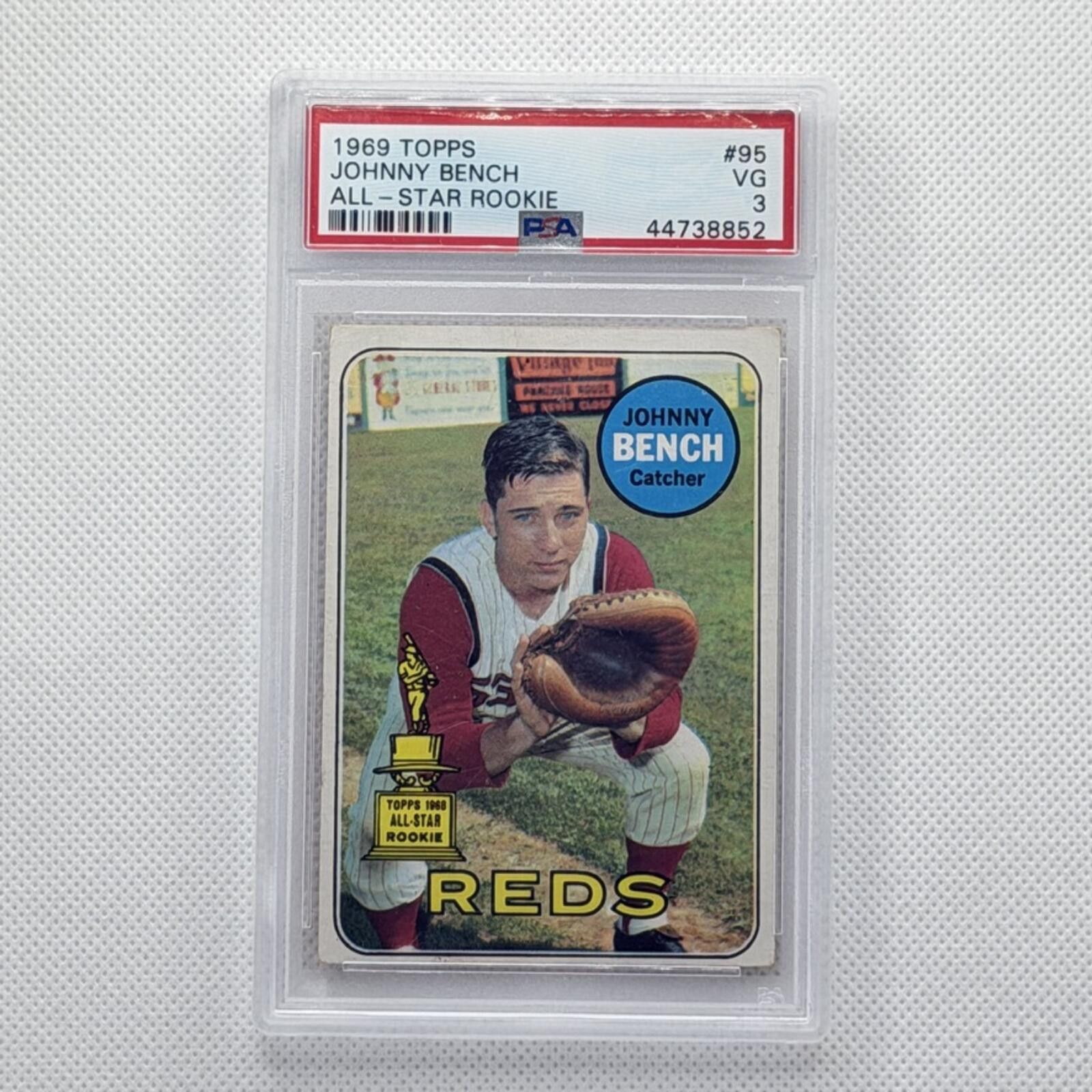 Topshop 1969 Topps Johnny Bench All-Star Rookie Baseball Card #95 Size ONE SIZE - 3 Thumbnail