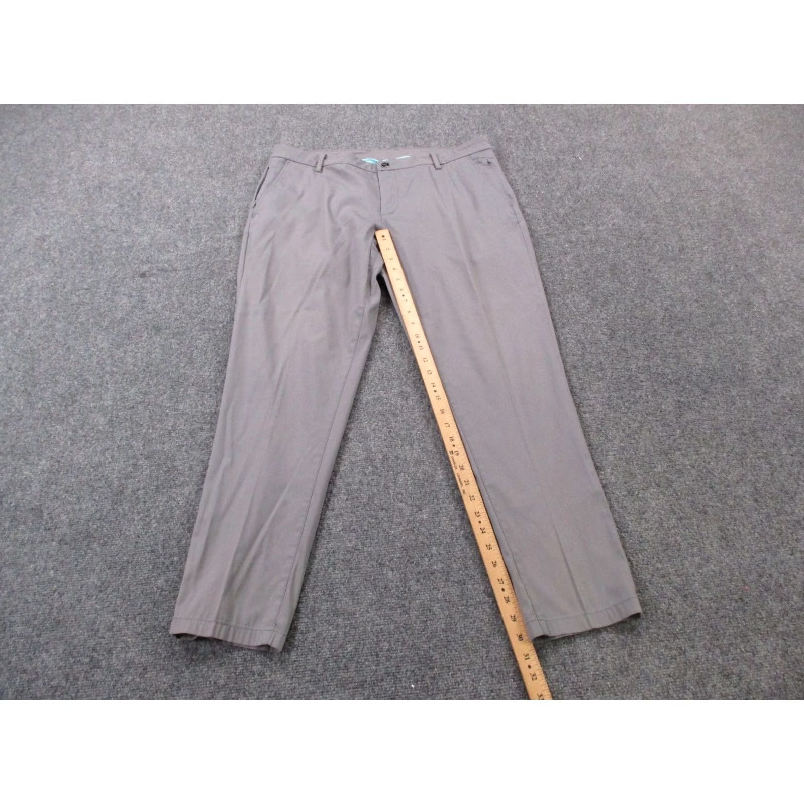 Vintage Bird Dog Pants Mens 36 X 30 Gray Chino Business Regular Straight Stretch Comfortable Pockets Work Outdoor сл Size US 36 / EU 52 - 3 Thumbnail