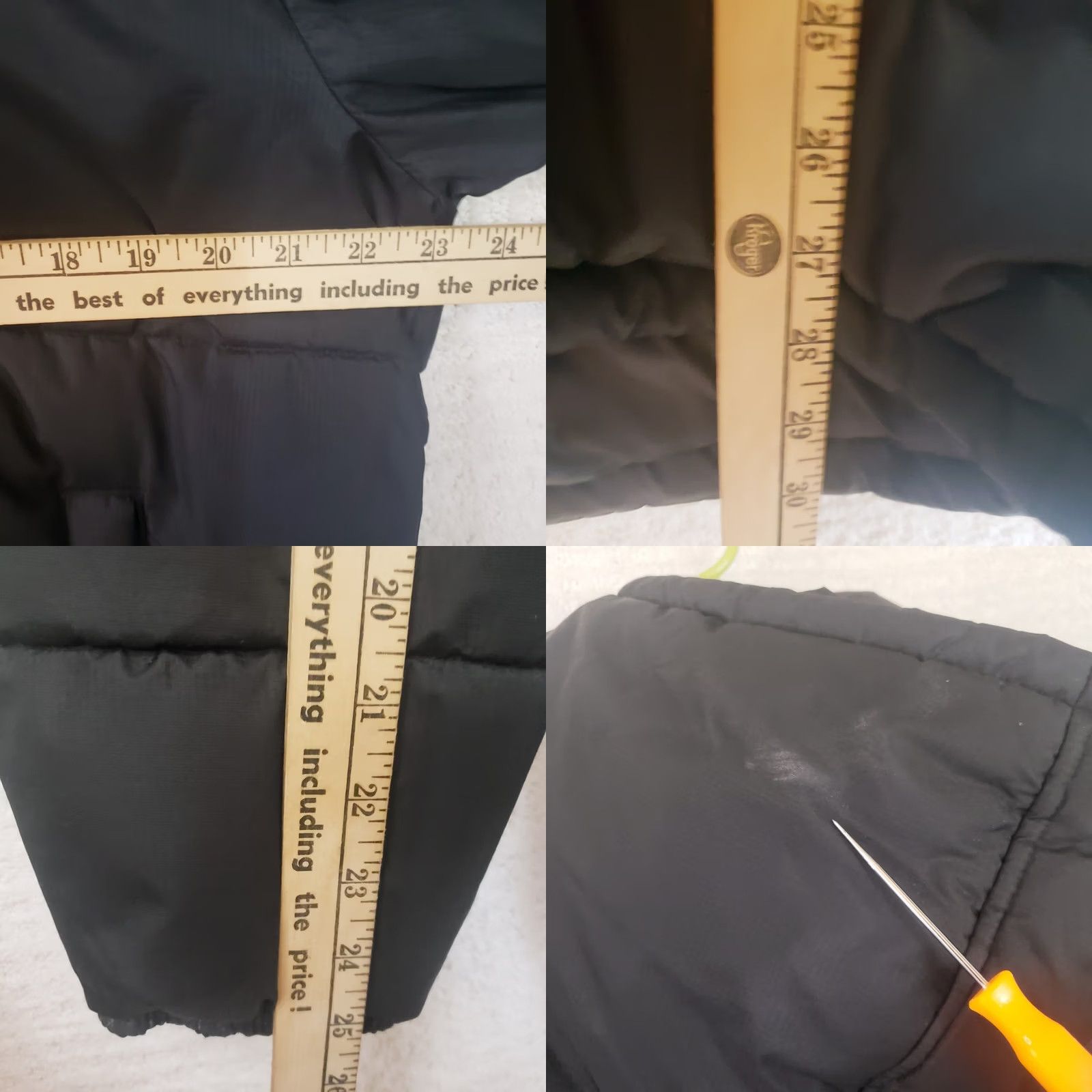 Reebok VINTAGE Reebok Puffer Jacket Logo Hooded Full Zip Sz L Black Men Adult Large Coat Size US L / EU 52-54 / 3 - 10 Thumbnail