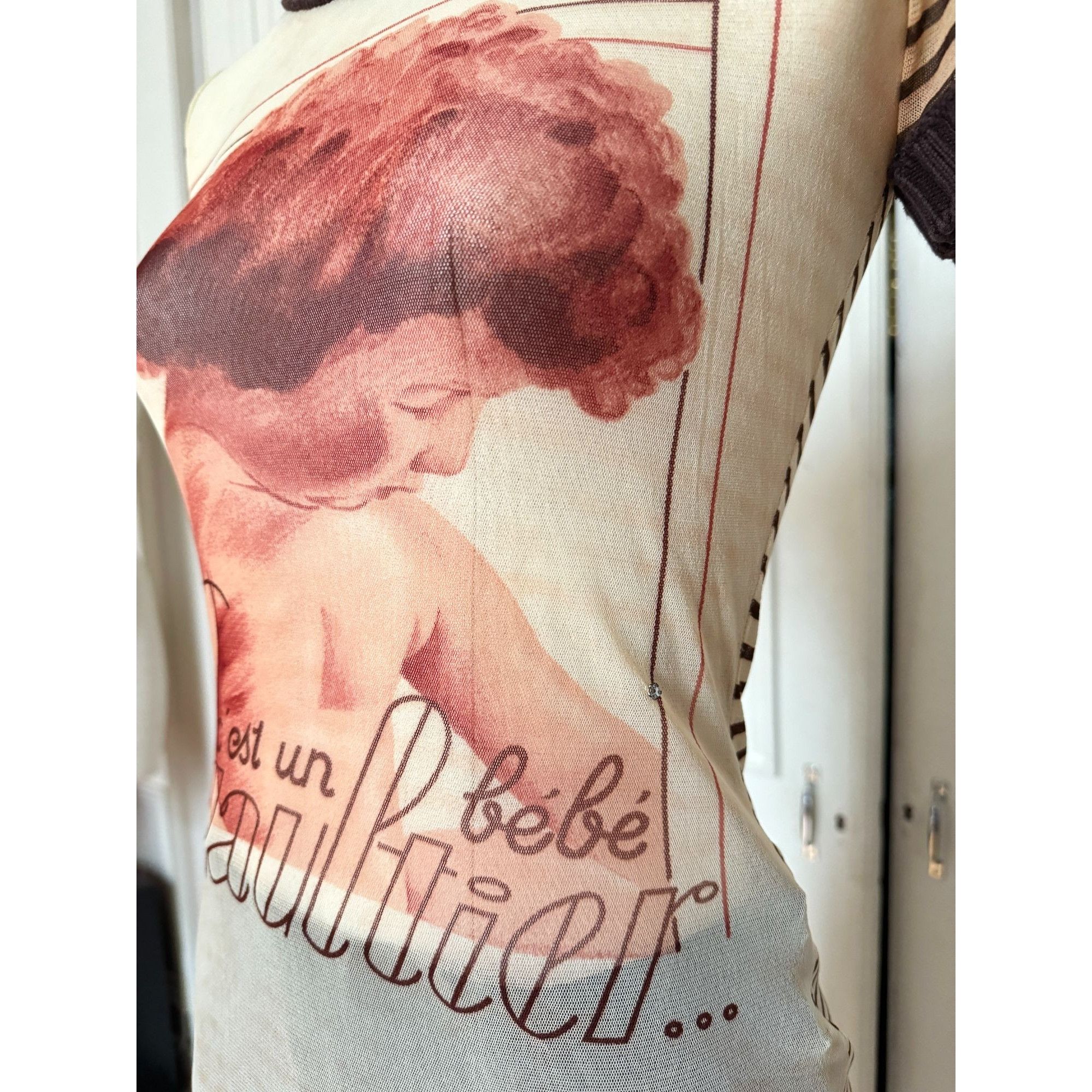 Jean Paul Gaultier Vintage Bébé Gaultier Mesh Top Size US S / EU 44-46 / 1 - 2 Thumbnail