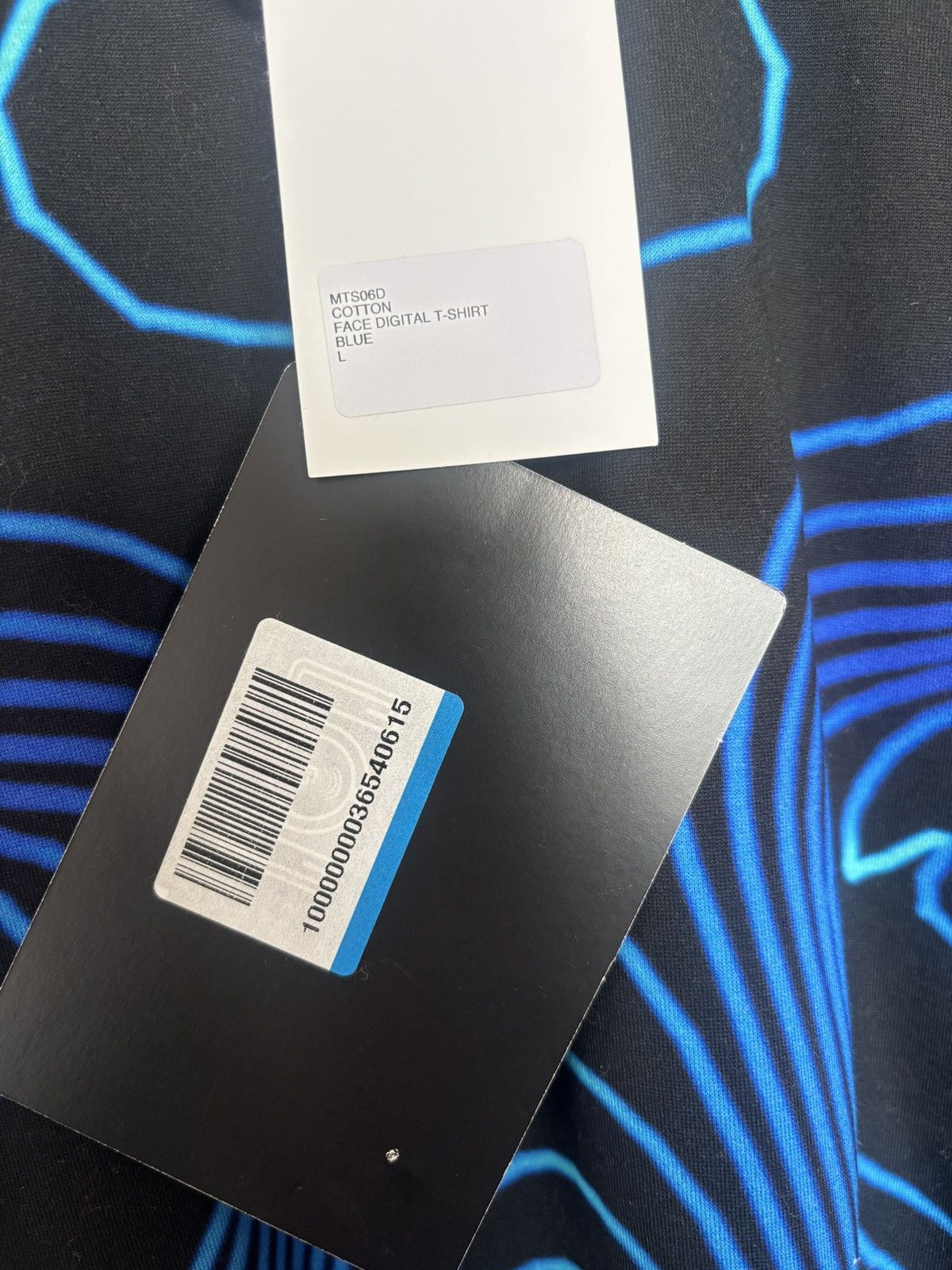 Christopher Kane Christopher Kane 2014 Face Tee Blue Black L Made in Italy Size US L / EU 52-54 / 3 - 5 Thumbnail