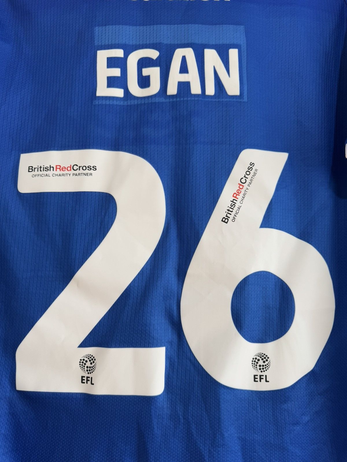 Macron Jamie Egan #26 Bristol Rovers 2022-2023 Home Soccer Jersey Size US L / EU 52-54 / 3 - 10 Thumbnail