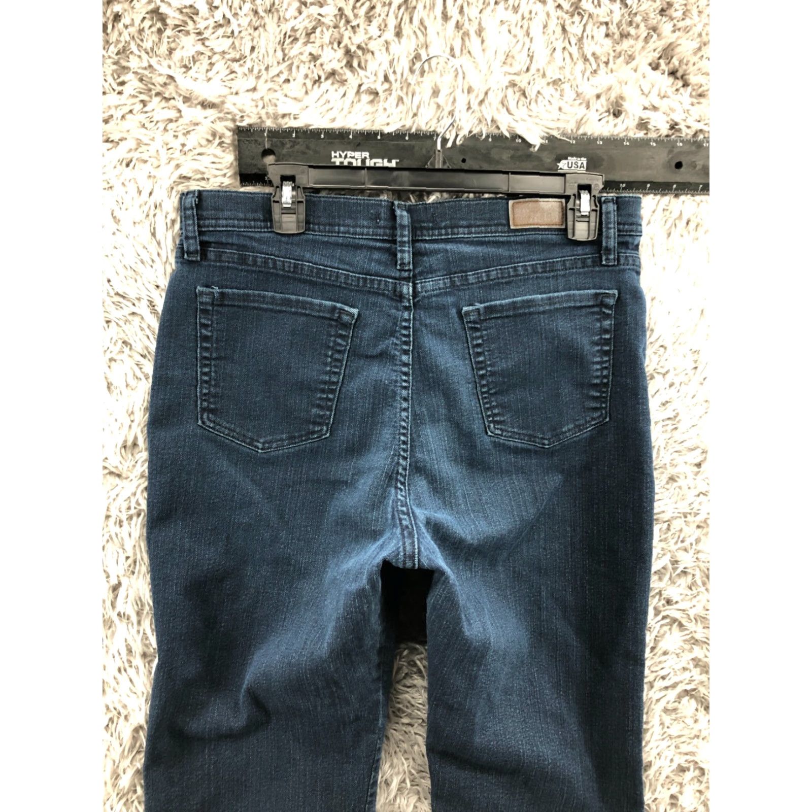 Lee Lee Classic Straight Jeans Size 12 Womens Medium Wash Blue Size 34" / US 12 / IT 48 - 7 Thumbnail