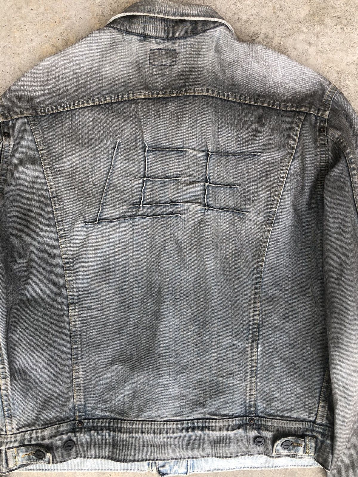 Lee Lee 101J Waxed Denim Jacket Distressed Jeans Size US L / EU 52-54 / 3 - 9 Thumbnail