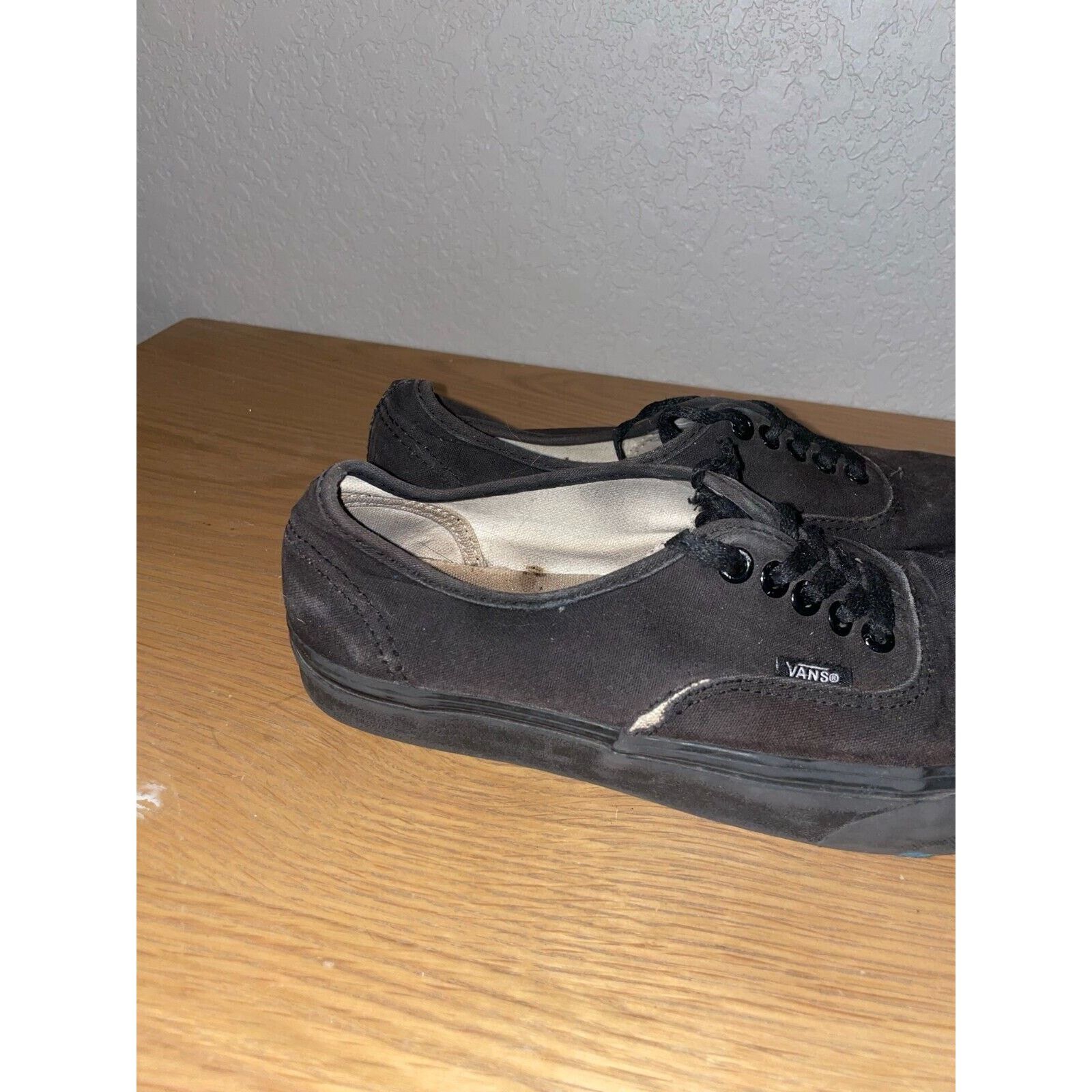 Vans Womens Vans Black Slip on Sneakers Shoes Van Women Size 8.5 Size US 8.5 / IT 38.5 - 2 Thumbnail