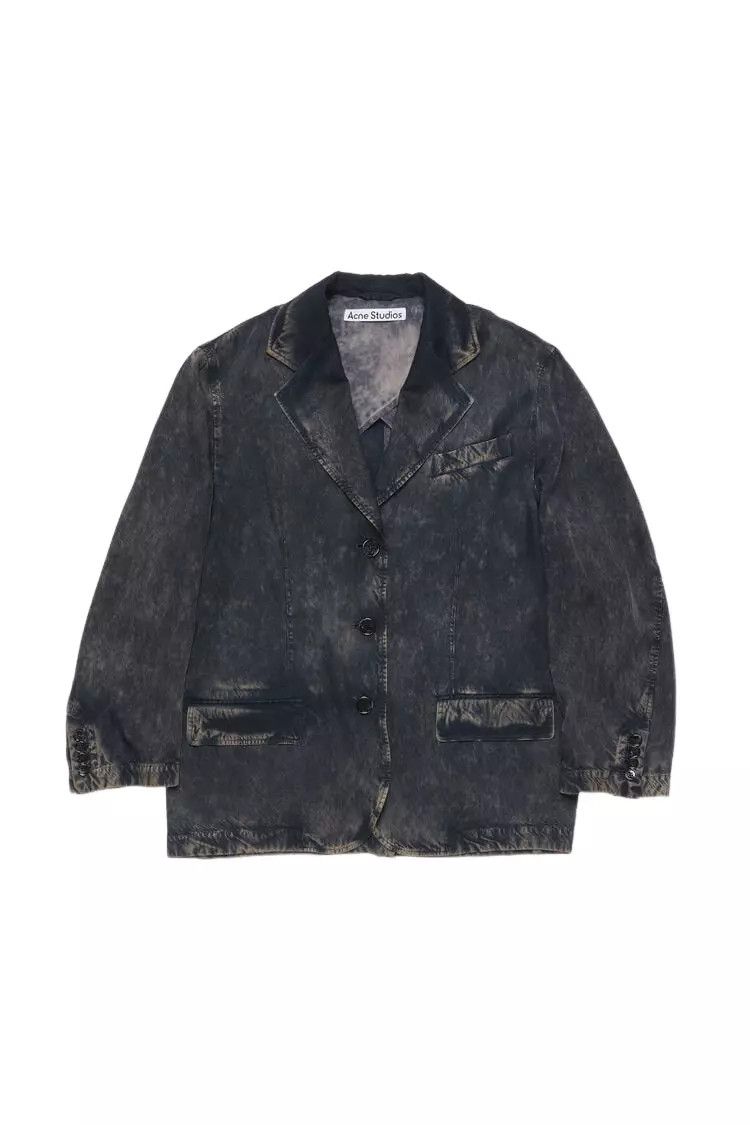 Acne Studios ACNE STUDIOS Single Breasted $800 Black/Beige Jacket New Size XXS / US 00 / IT 34 - 1 Thumbnail