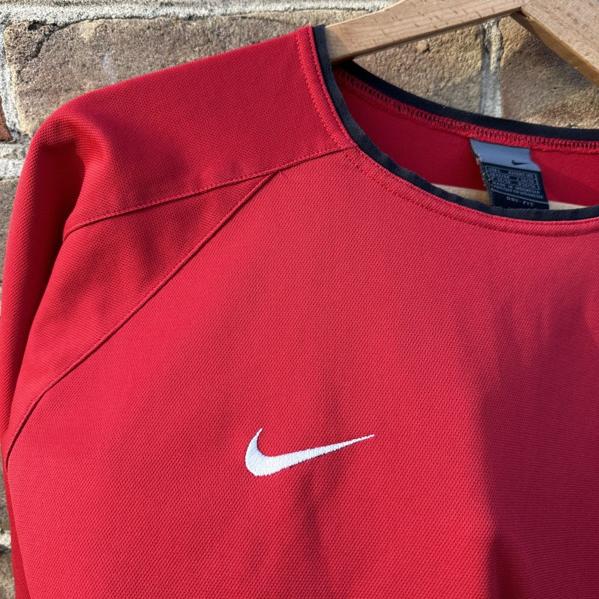 Nike Manchester United FC 2002 Training Jersey Kit T-Shirt Size US L / EU 52-54 / 3 - 3 Thumbnail