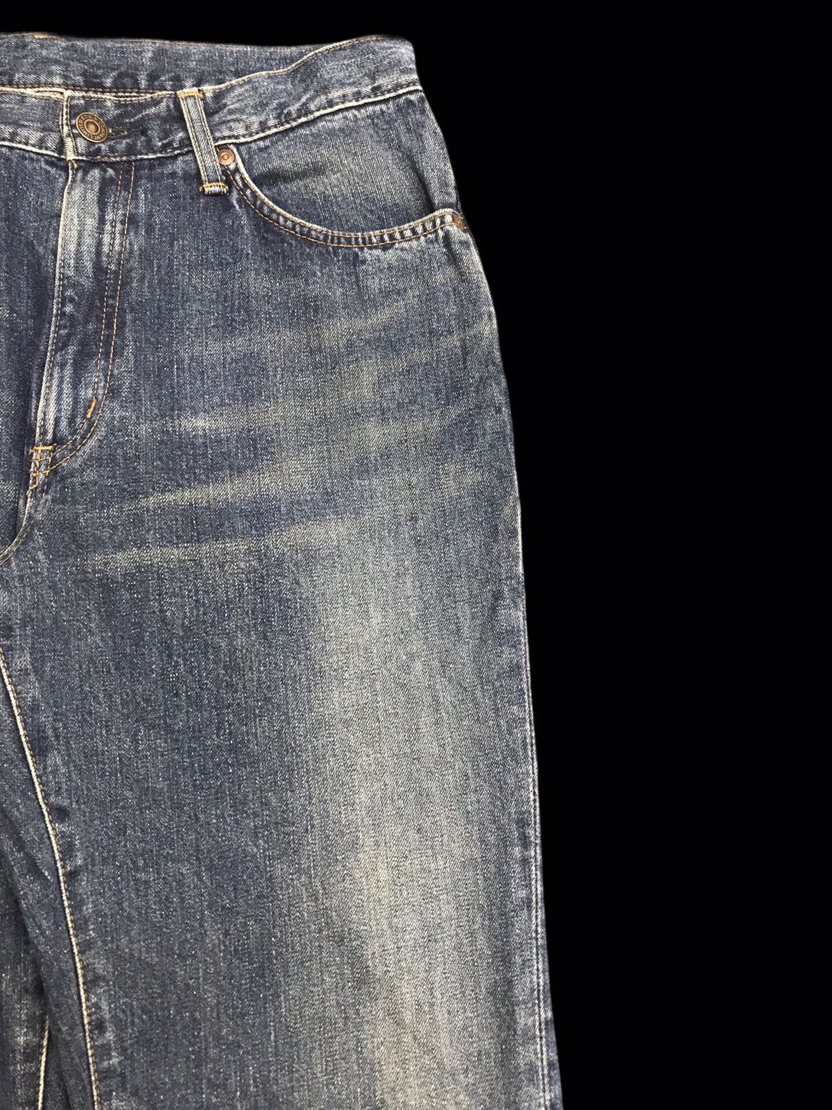 Edwin Flare🔥Edwin Flare Stylish Whiskers Jeans F20 Size US 31 - 3 Thumbnail