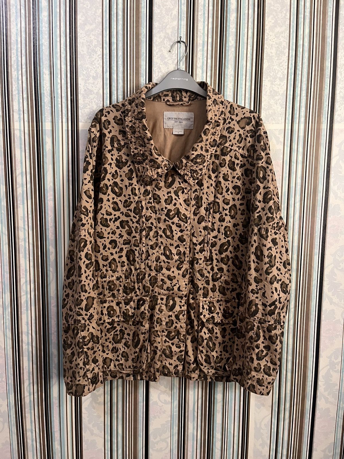 Obey Obey propaganda leopard punk #E5 Size US M / EU 48-50 / 2 - 2 Thumbnail
