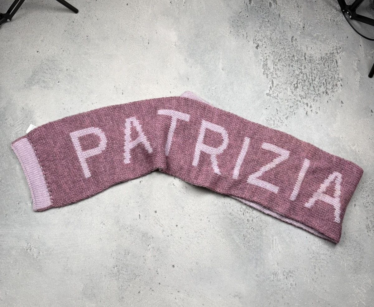 Vintage Patrizia Pepe Two-Tone Wool Alpaca Scarf Cozy Knit