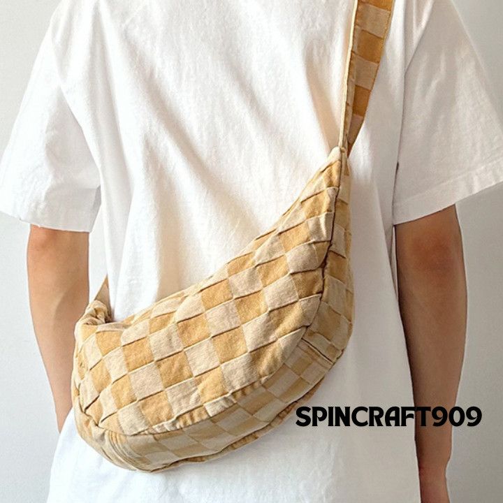 Other Check Pattern Graphic Crossbody Bag / Shoulder Bag Size ONE SIZE - 1 Thumbnail