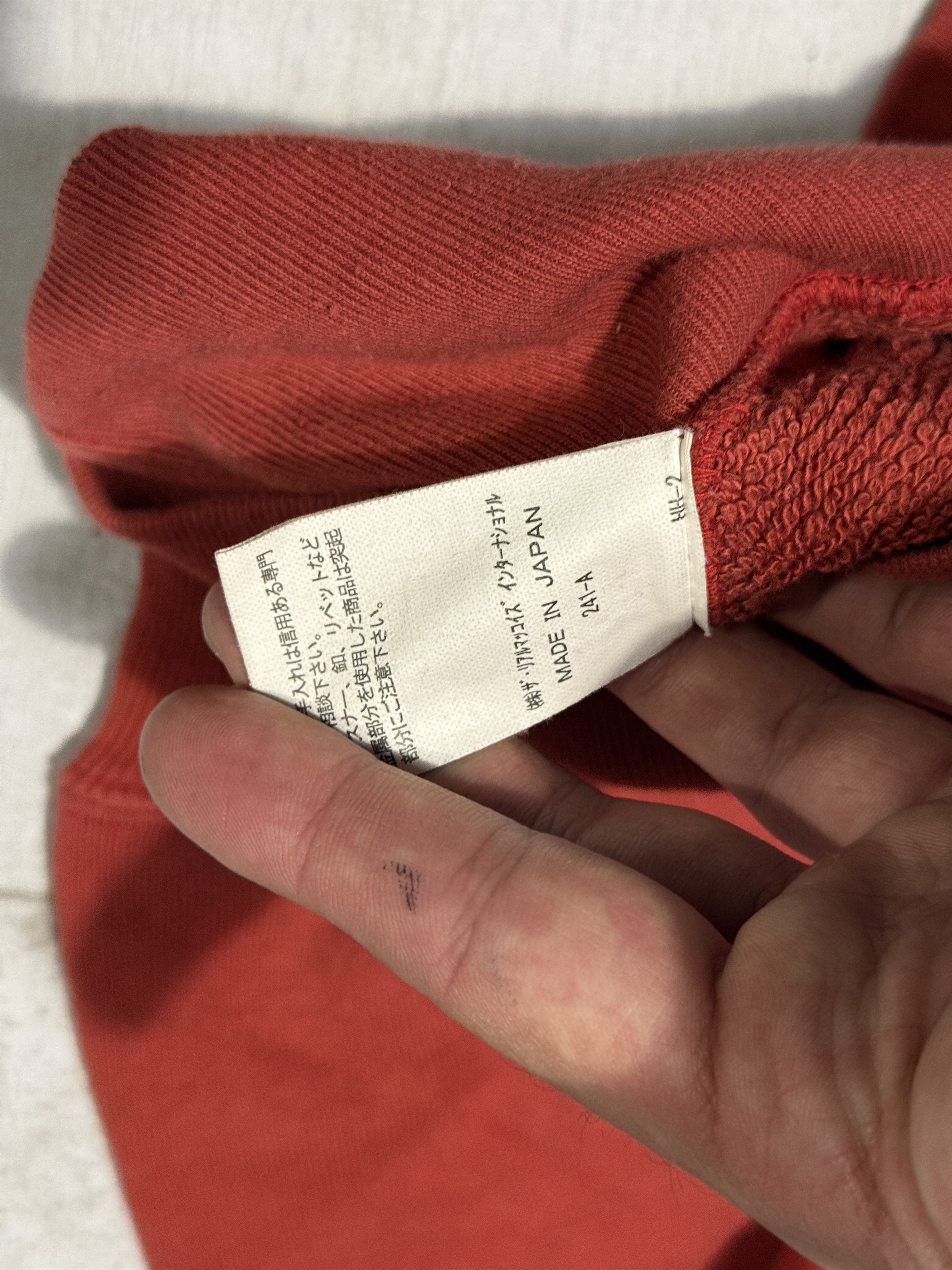 Vintage Japanese Burgundy Crewneck Real Mccoys Los Angeles in Red, Men's — image 4 of 6