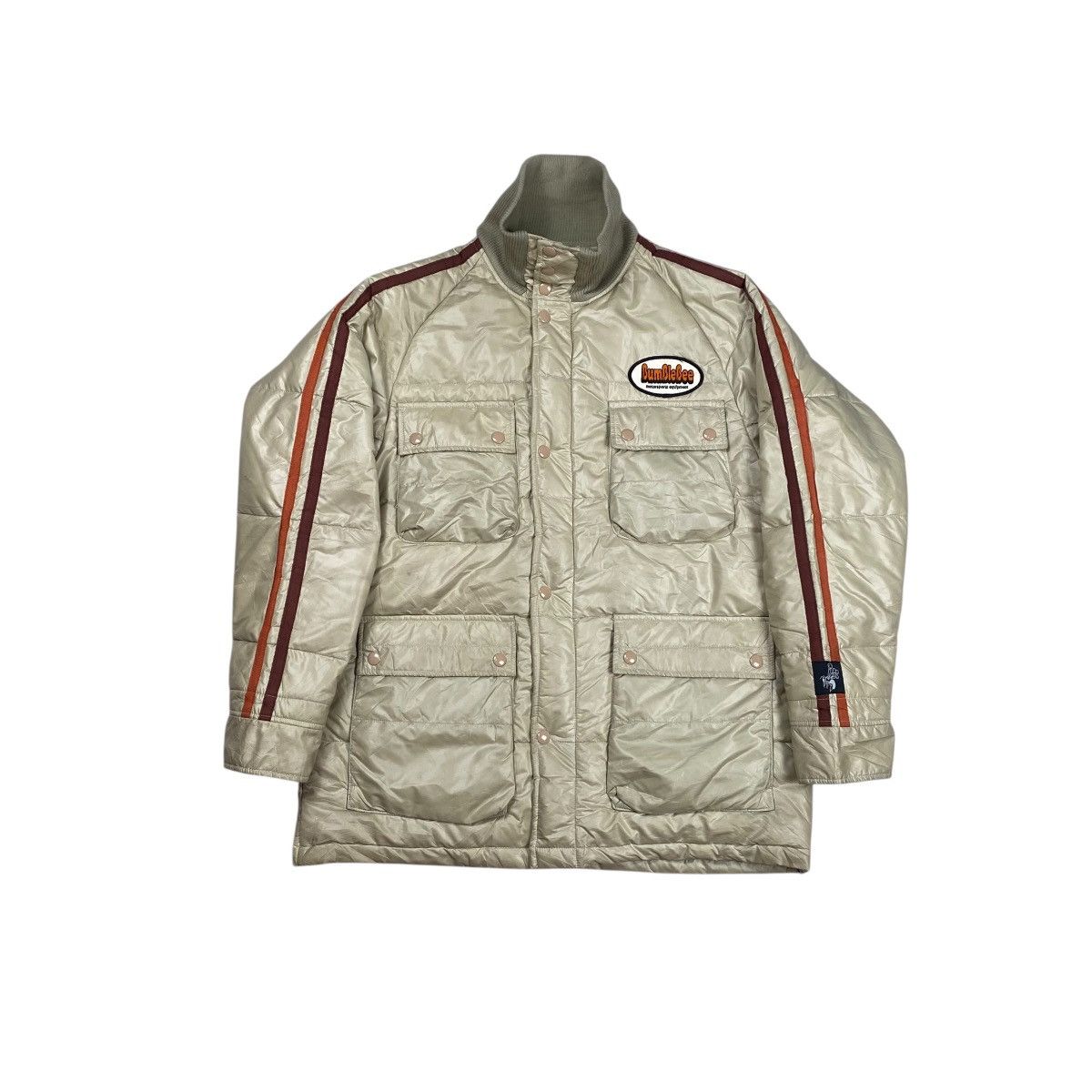 Japanese Brand × Pherrow's × Sports Specialties Pherrows Bumblebee Speed Specialties Down Jacket Size US L / EU 52-54 / 3 - 3 Thumbnail