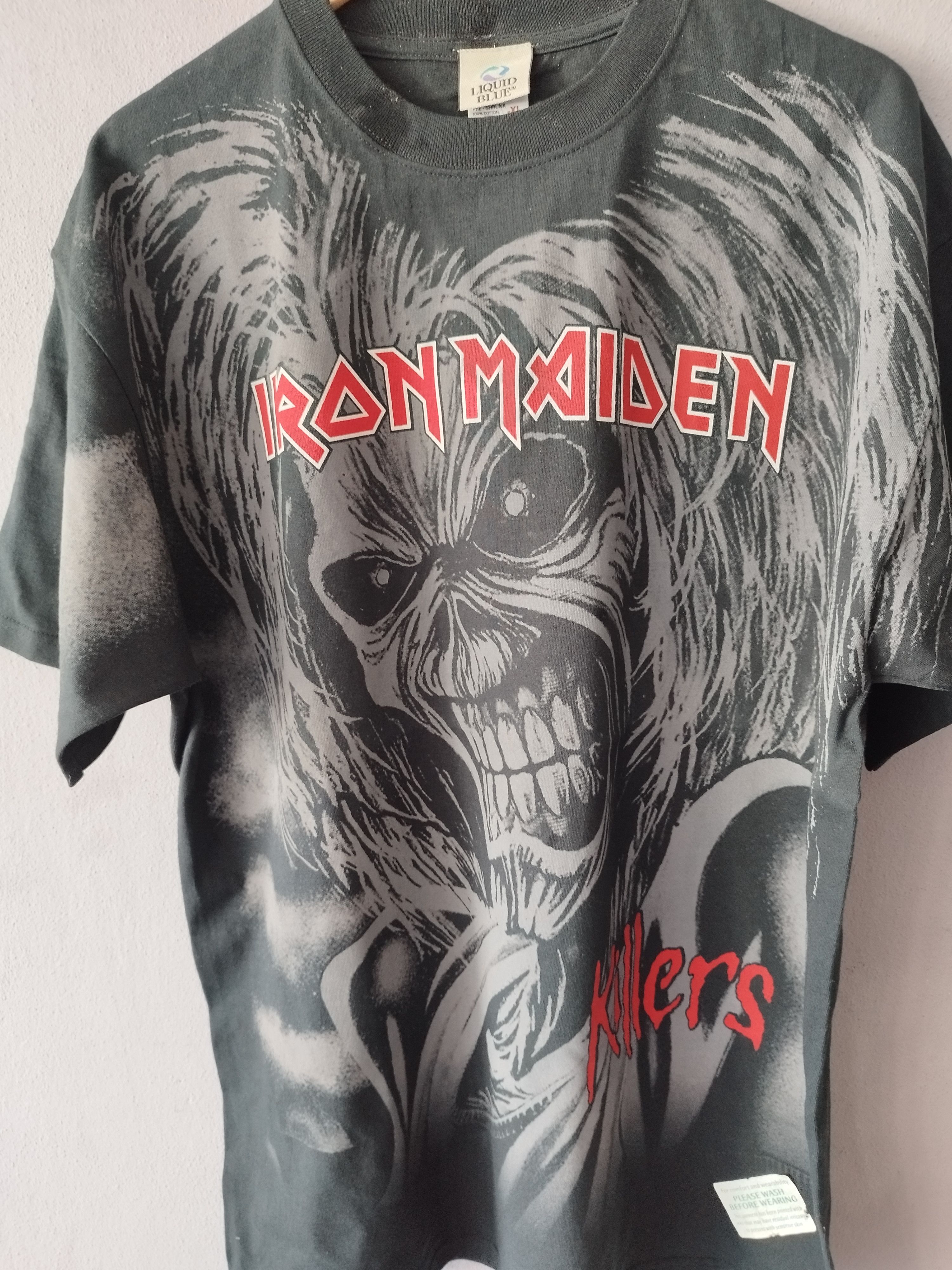 Band Tees × Iron Maiden Iron Maiden Killers Vintange Overprint Size US XL / EU 56 / 4 - 6 Thumbnail