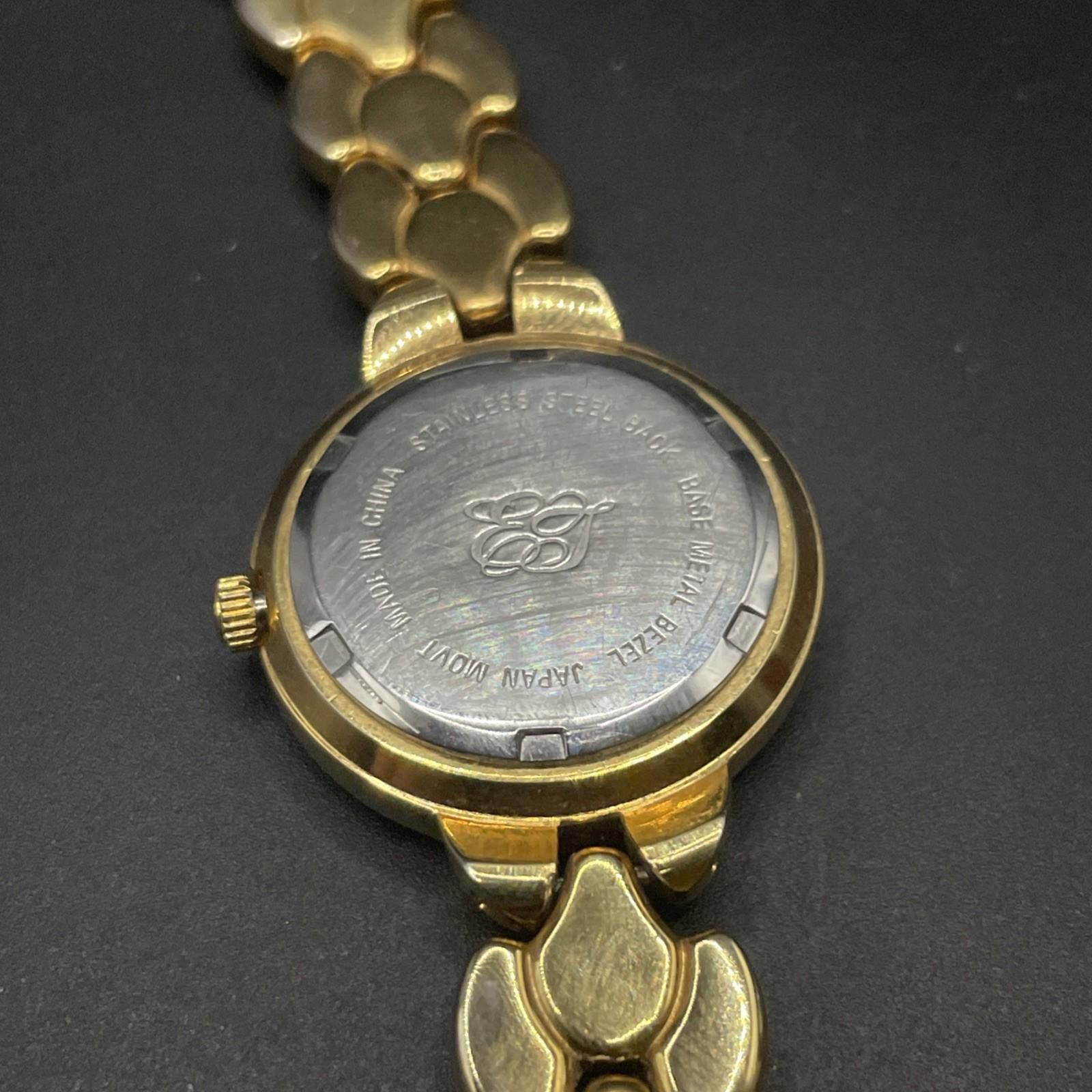 The Unbranded Brand Elizabeth Taylor Women's Gold-Tone Crystal Dial New Battery Size ONE SIZE - 7 Thumbnail