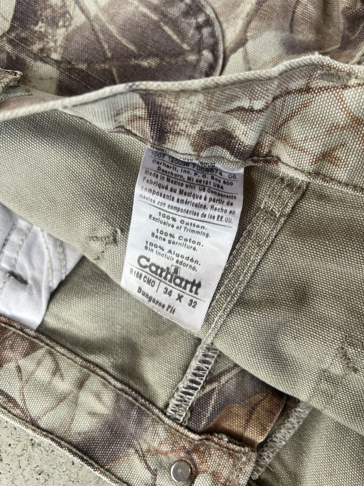 Carhartt Vintage Carhartt Realtree Single Knee Work Pant B196 Size US 34 / EU 50 - 10 Thumbnail