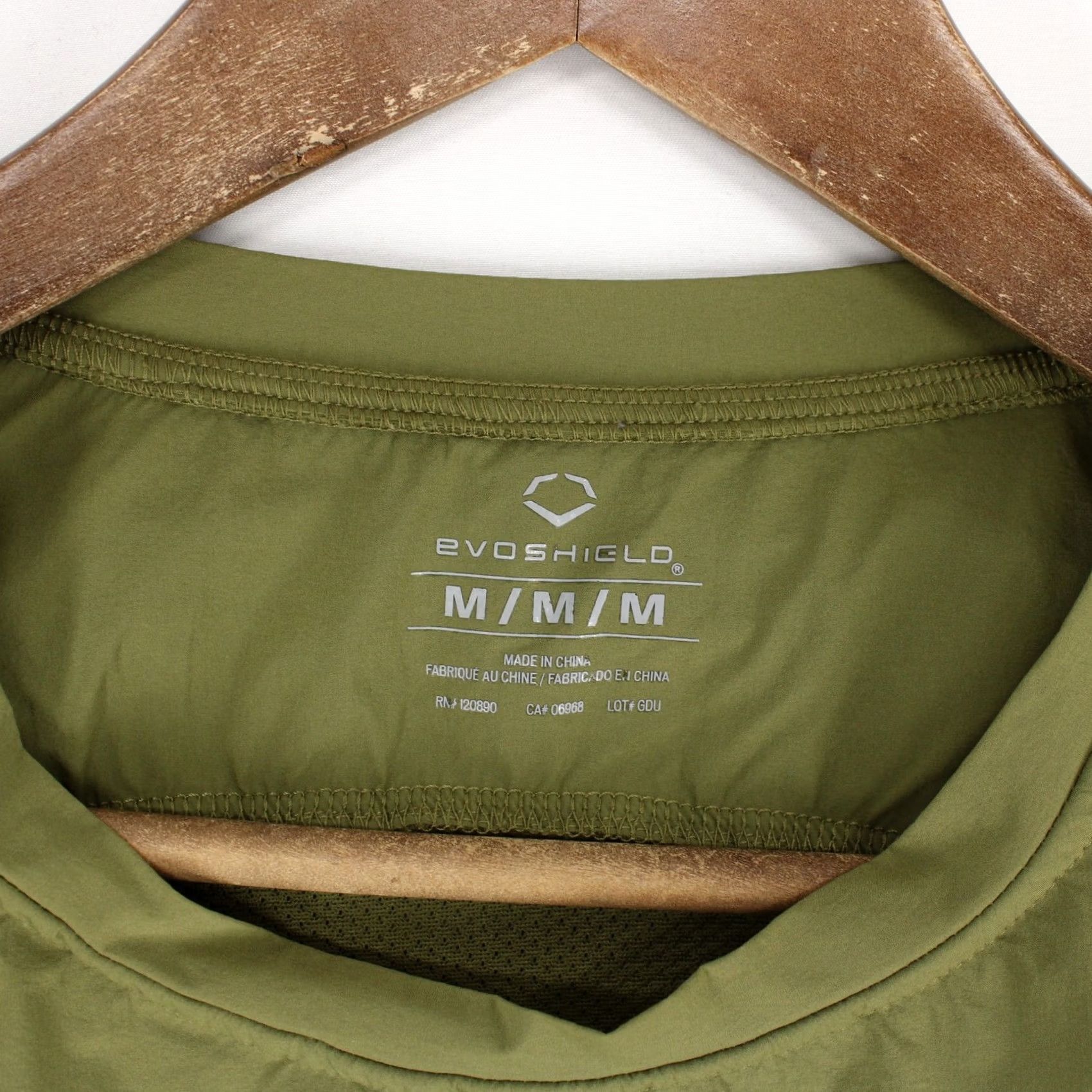 Vintage Evoshield Standout Training Crew Pullover Mens M Green Long Sleeve Baseball Gym & Training Raglan Sleeve Pocket Drawstring Ventilated Size US M / EU 48-50 / 2 - 6 Thumbnail
