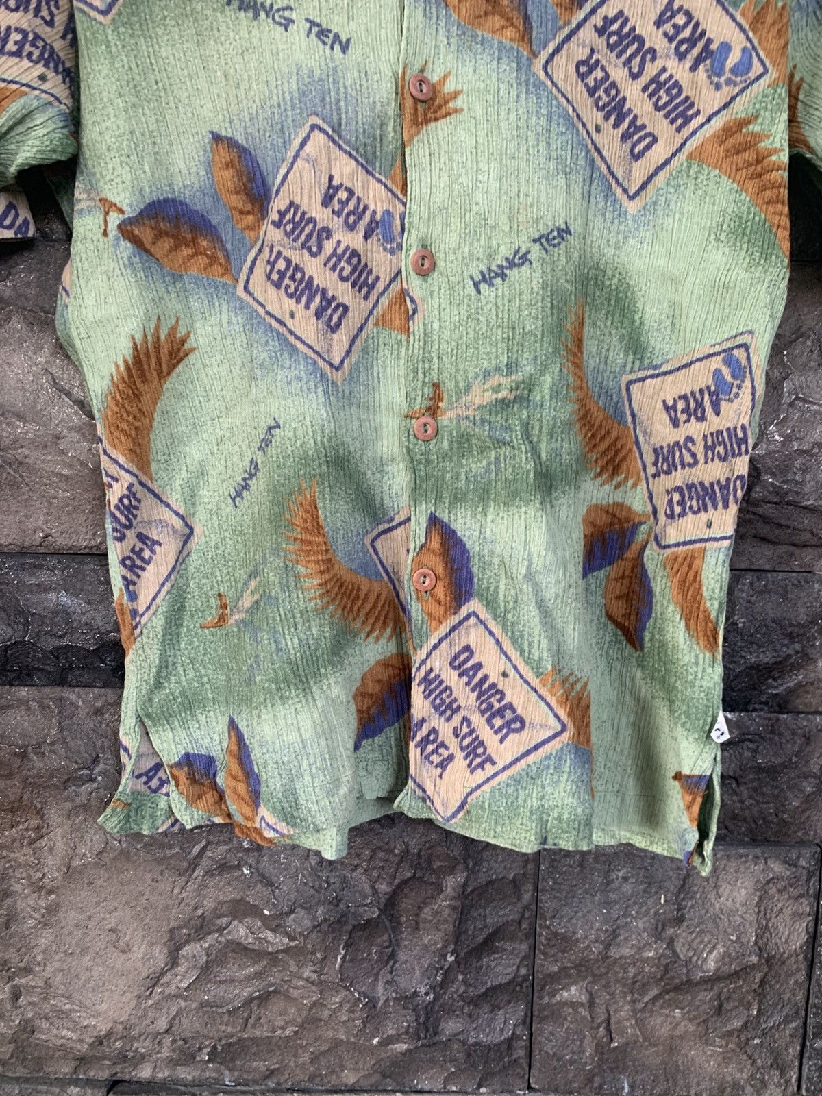 Hang Ten × Vintage Vintage 90s Hang Ten Hawaiian Surf / Surfing Shirt Size US M / EU 48-50 / 2 - 4 Thumbnail