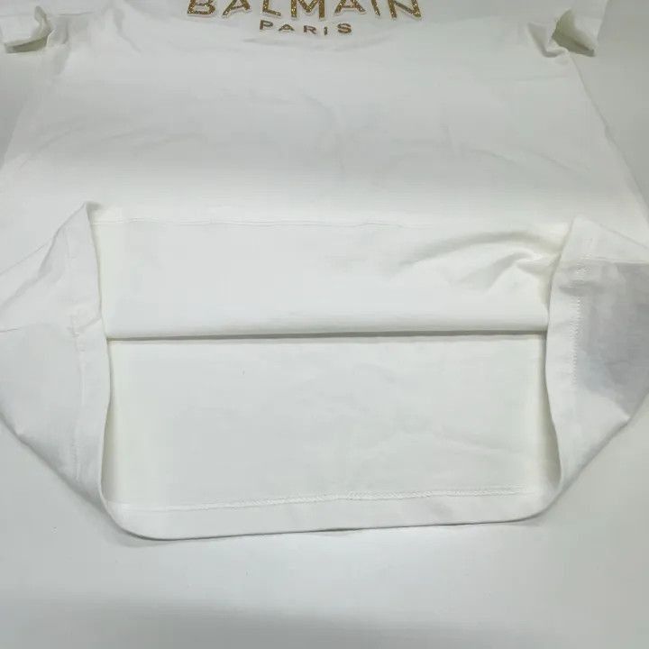Balmain Balmain Kids Logo Print Round Neck T-Shirt -2507 Size US L / EU 52-54 / 3 - 6 Thumbnail