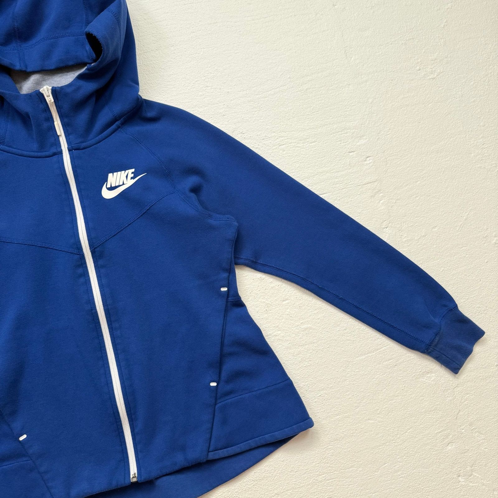Nike Nike Blue Full Zip Hoodie Sweatshirt, Size Small Size S / US 4 / IT 40 - 3 Thumbnail
