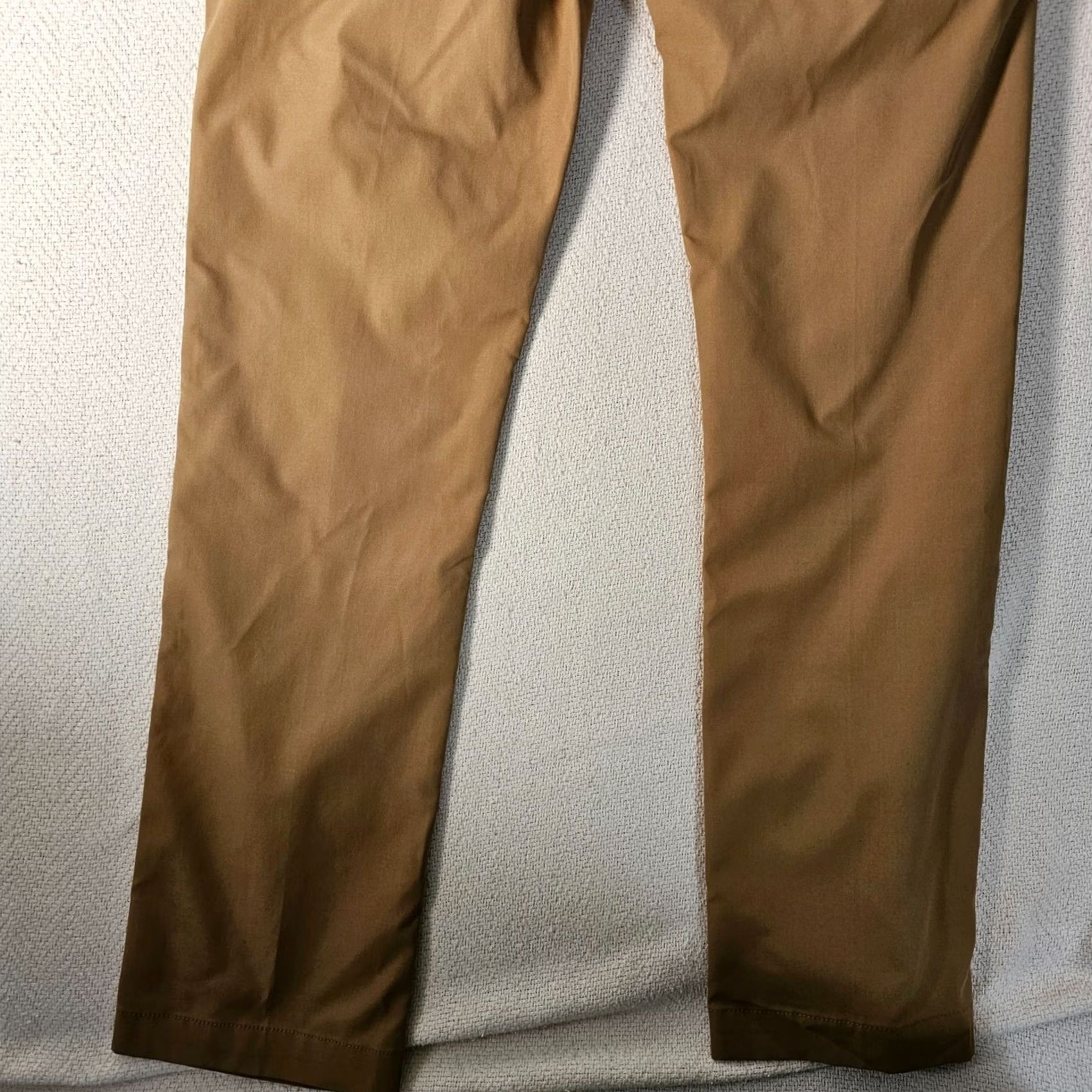 Cremieux Men's Cremieux Pants Atwood Brown Flat Front Polyester 29x32 Chino Pockets Straight Leg Short/Long? Size US 29 - 8 Thumbnail