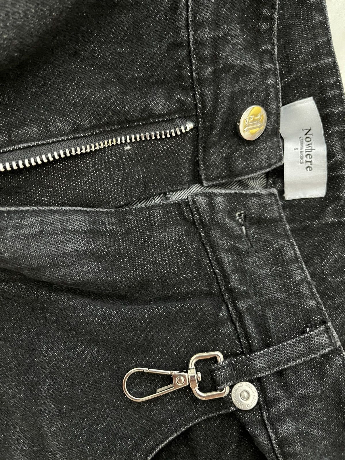Other Faded Baggy Black Denim Jeans Size US 29 - 2 Thumbnail