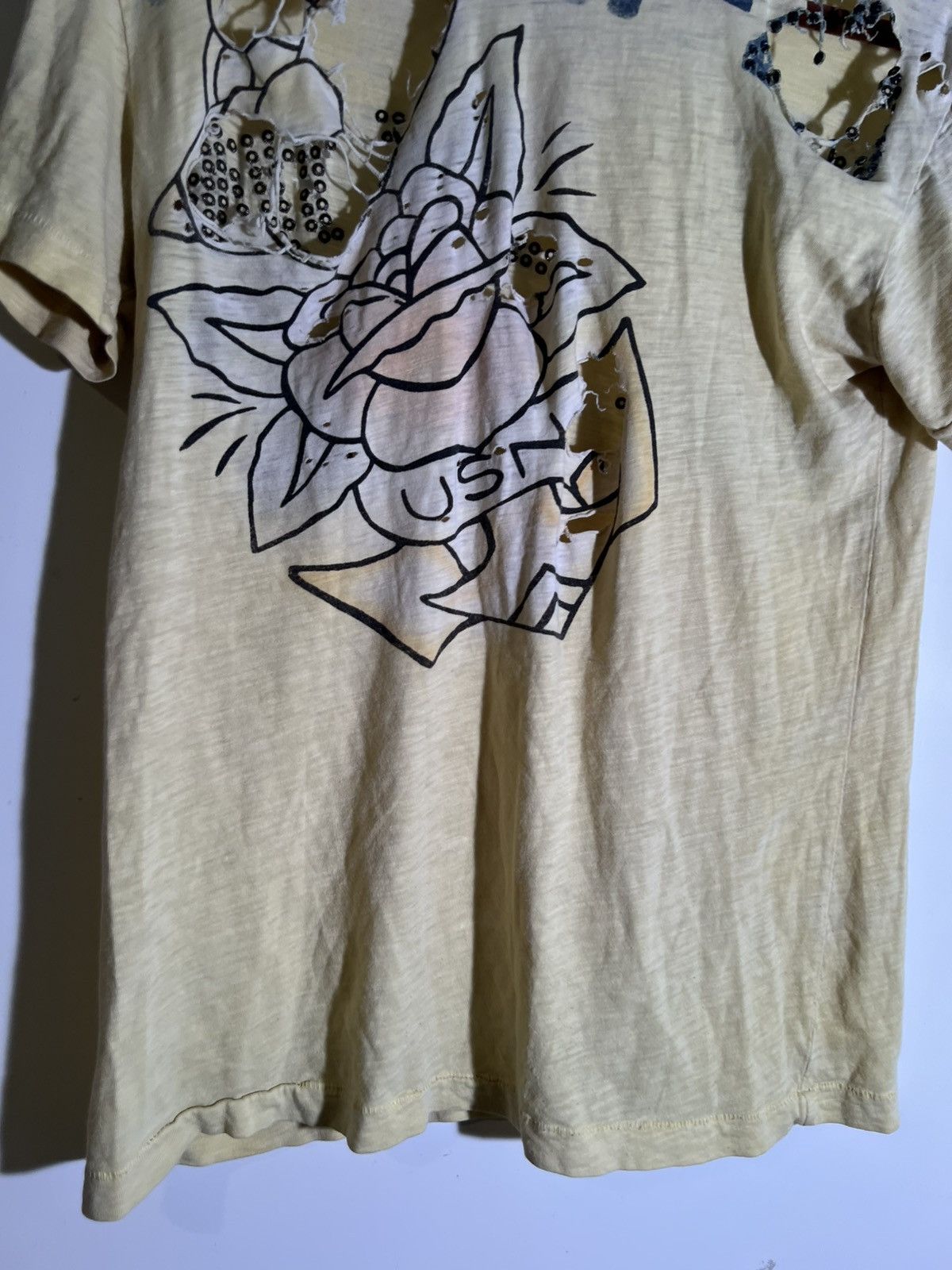 The Great China Wall Y2K 2000’s Vintage The Great China Wall Retro Bejeweled Tee Size US M / EU 48-50 / 2 - 11 Thumbnail