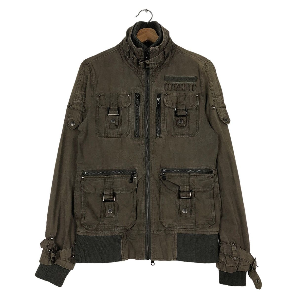 In The Attic 🔥VINTAGE BIKER JACKET IN THE ATTIC JAPAN MULTI POCKET PUNK Size US M / EU 48-50 / 2 - 1 Thumbnail