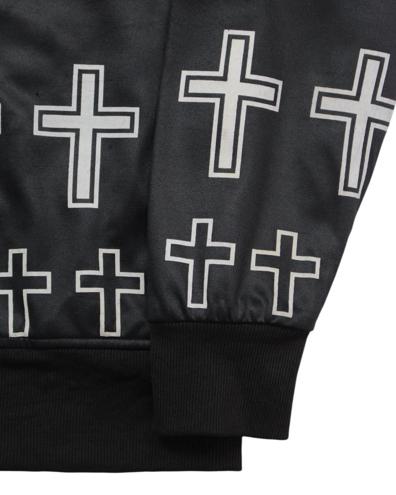 If Six Was Nine 2000S CLASH AHEAD SHERPA × SATIN HOODED JACKET “BRING HOPE” Size US L / EU 52-54 / 3 - 6 Thumbnail
