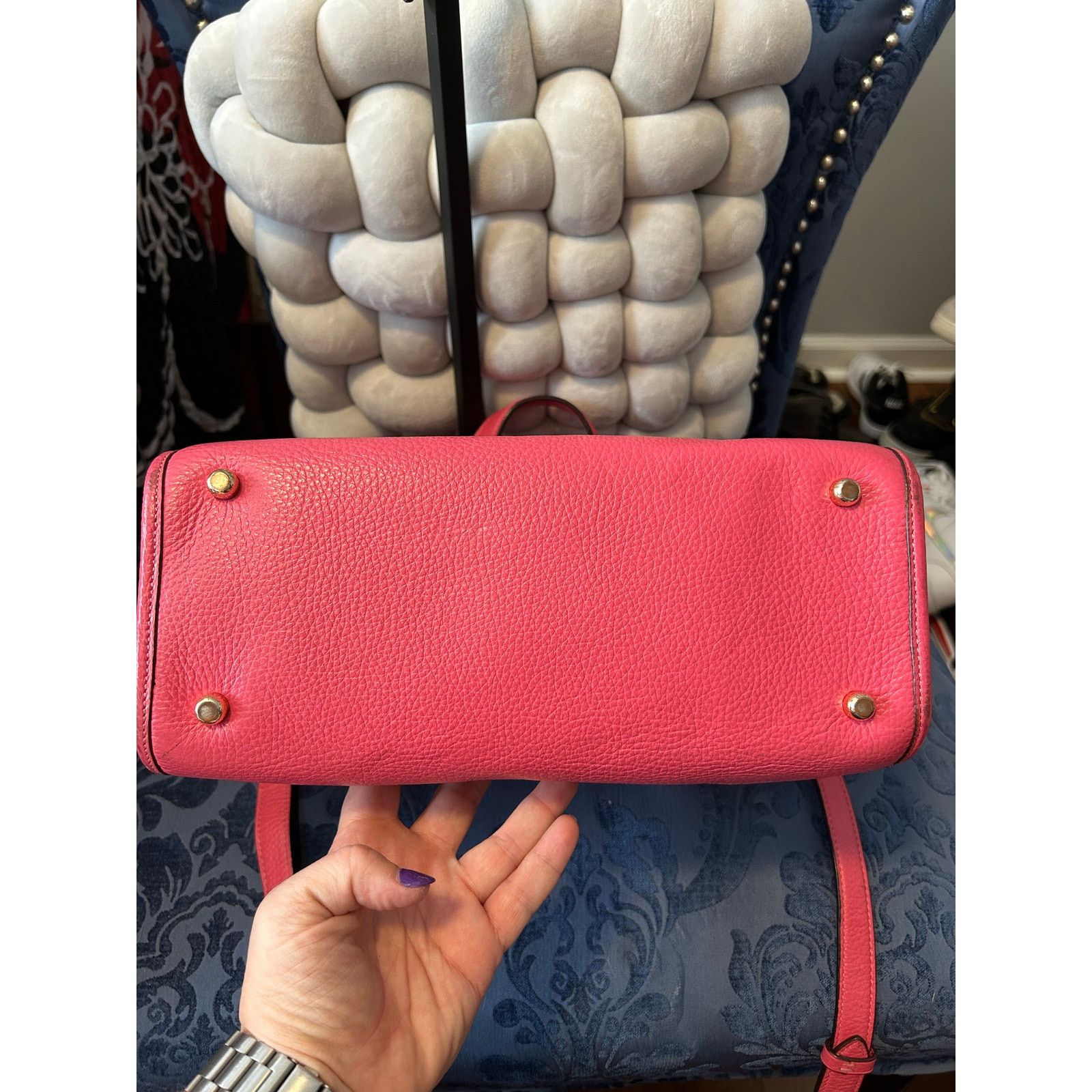 Coach Coach Dempsey Pink Carry-All Bag with Patch Size ONE SIZE - 6 Thumbnail
