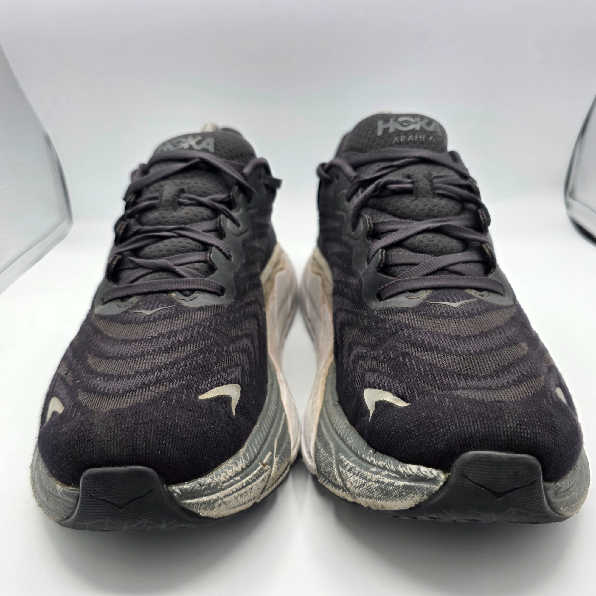Hoka Hoka One One Arahi 6 Mens Size 9.5 D Black Athletic Shoes Ru Size US 9.5 / EU 42-43 - 2 Thumbnail