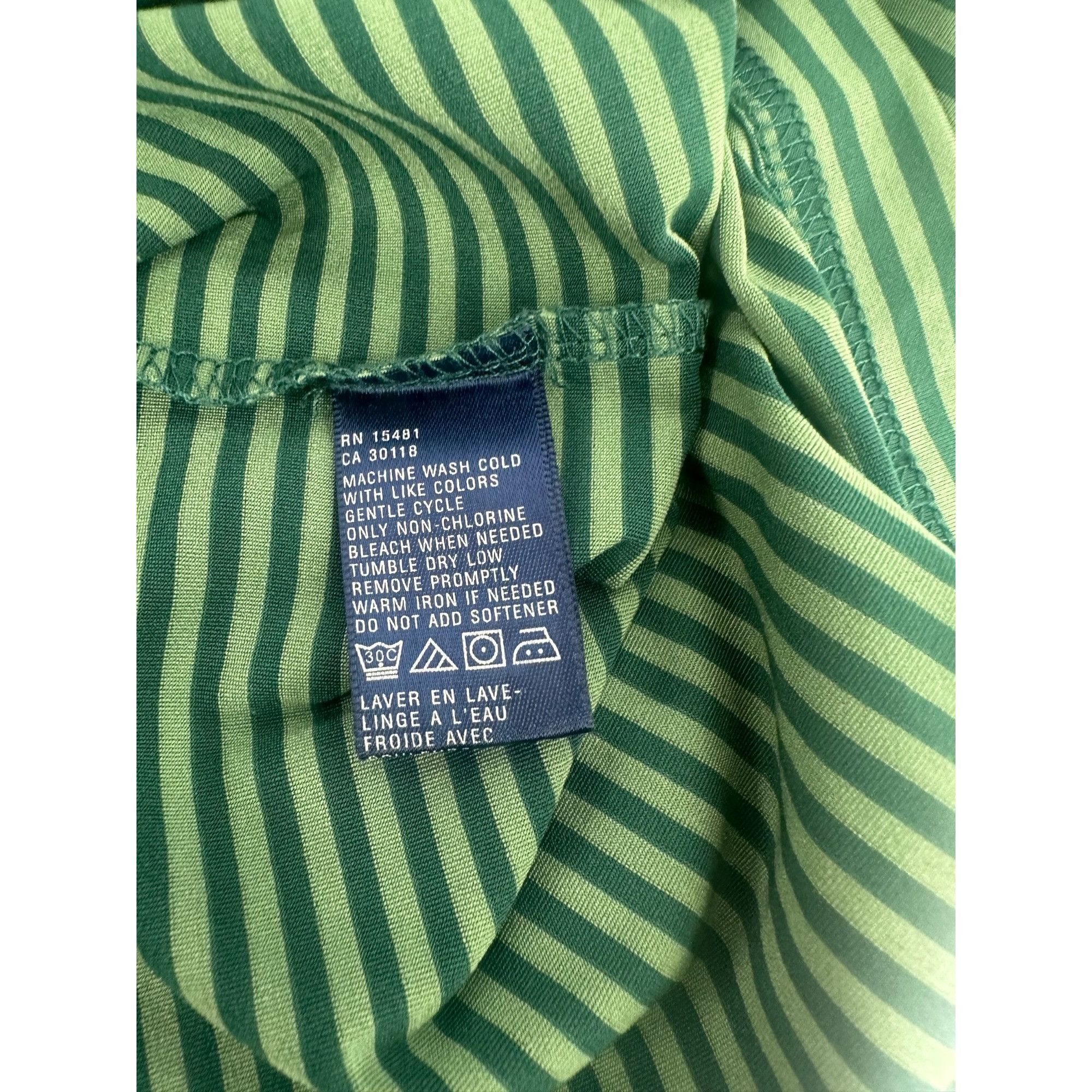 Other Oxford Golf Men’s Performance Polo XXL Green Striped Ritz Ca Size US XXL / EU 58 / 5 - 6 Thumbnail