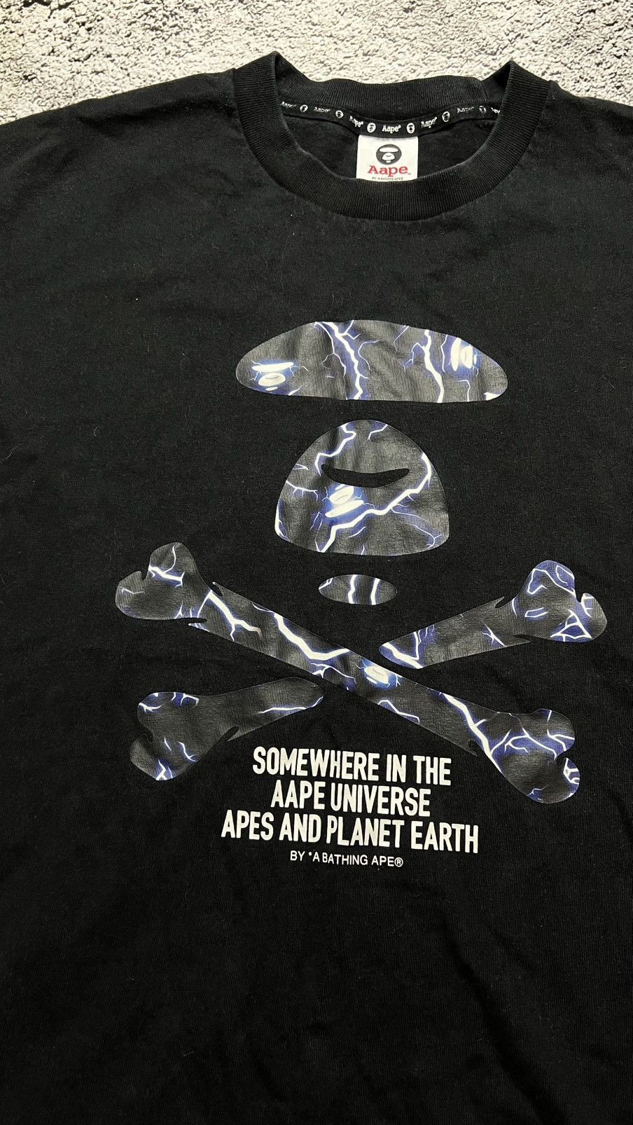 Aape BAPE a Bathing Ape AAPE UNVS skulls t shirt Size US M / EU 48-50 / 2 - 4 Thumbnail