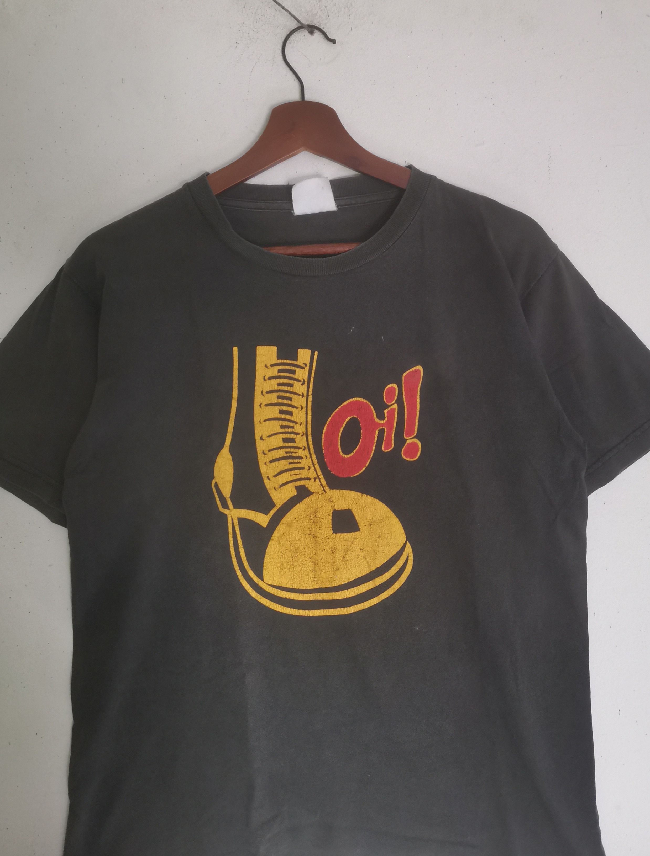 Band Tees × Vintage Rare vintage Oi skinhead t-shirt Dr Martin shoes Size US M / EU 48-50 / 2 - 2 Thumbnail
