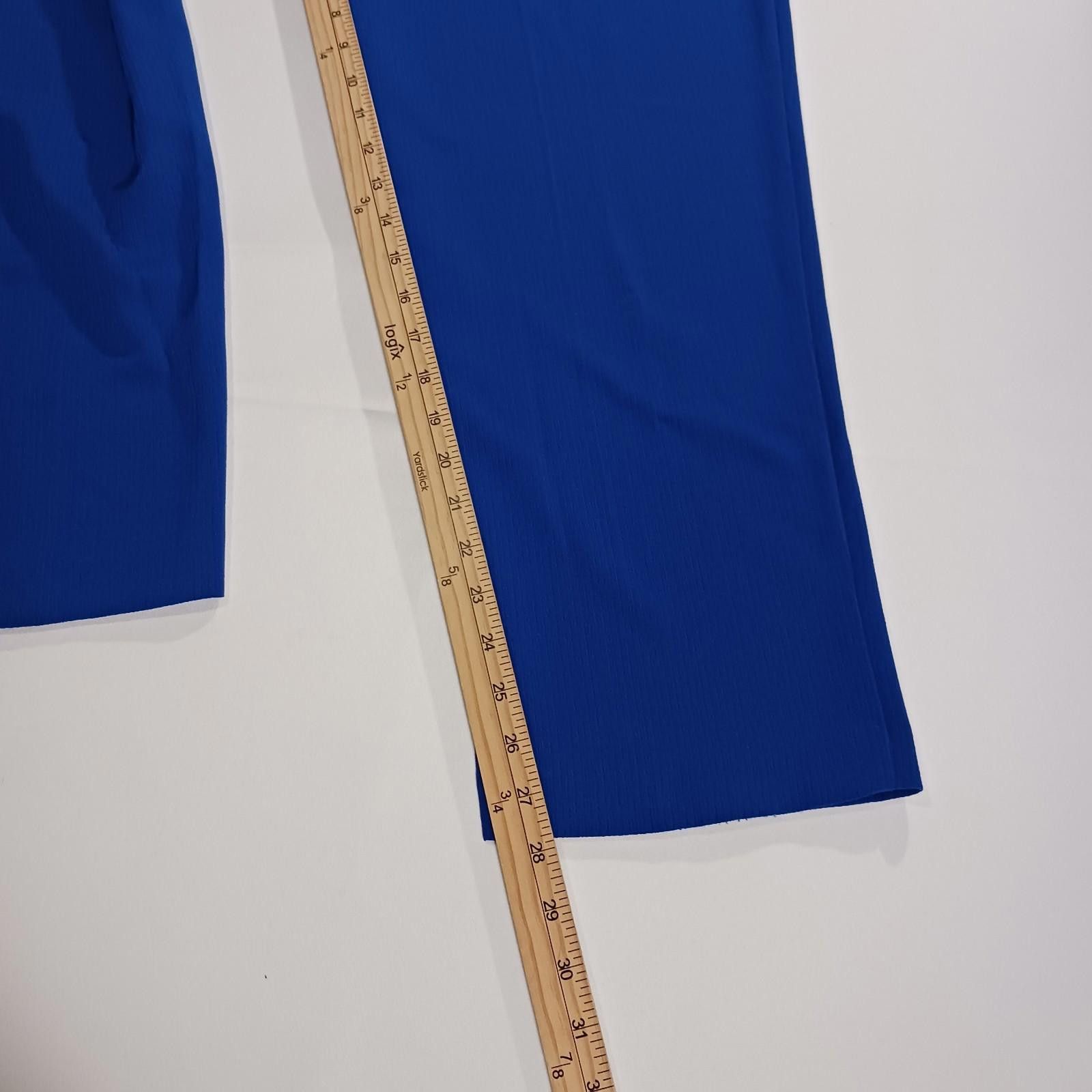 Other Sag Harbor RN#52438 Women's Blue High-Rise Pants Size 14P Size 36" / US 14 / IT 50 - 7 Thumbnail