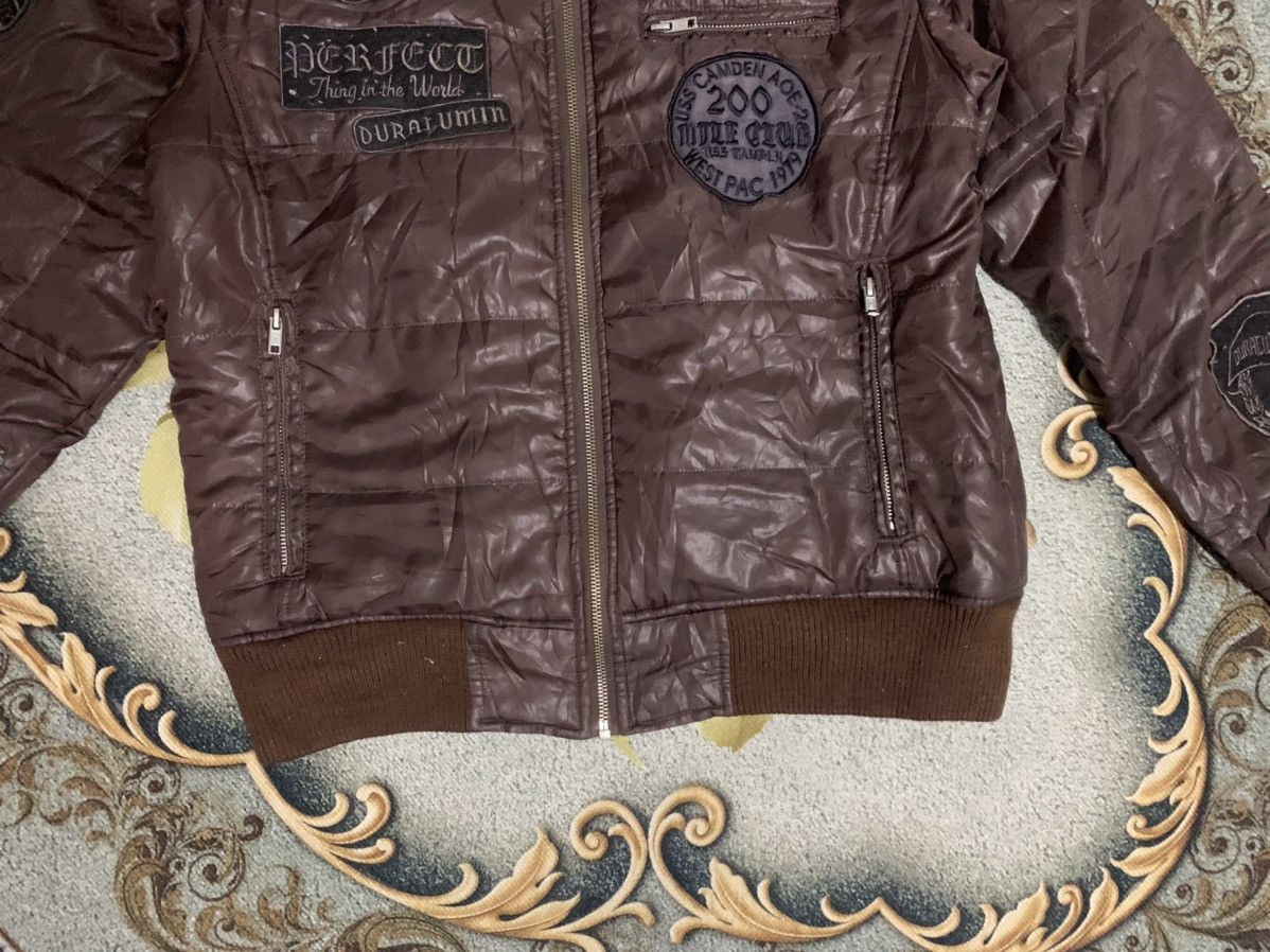 Japanese Brand Vintage DURALUMIN Skull Puffer Jacket Zipper Size US L / EU 52-54 / 3 - 3 Thumbnail