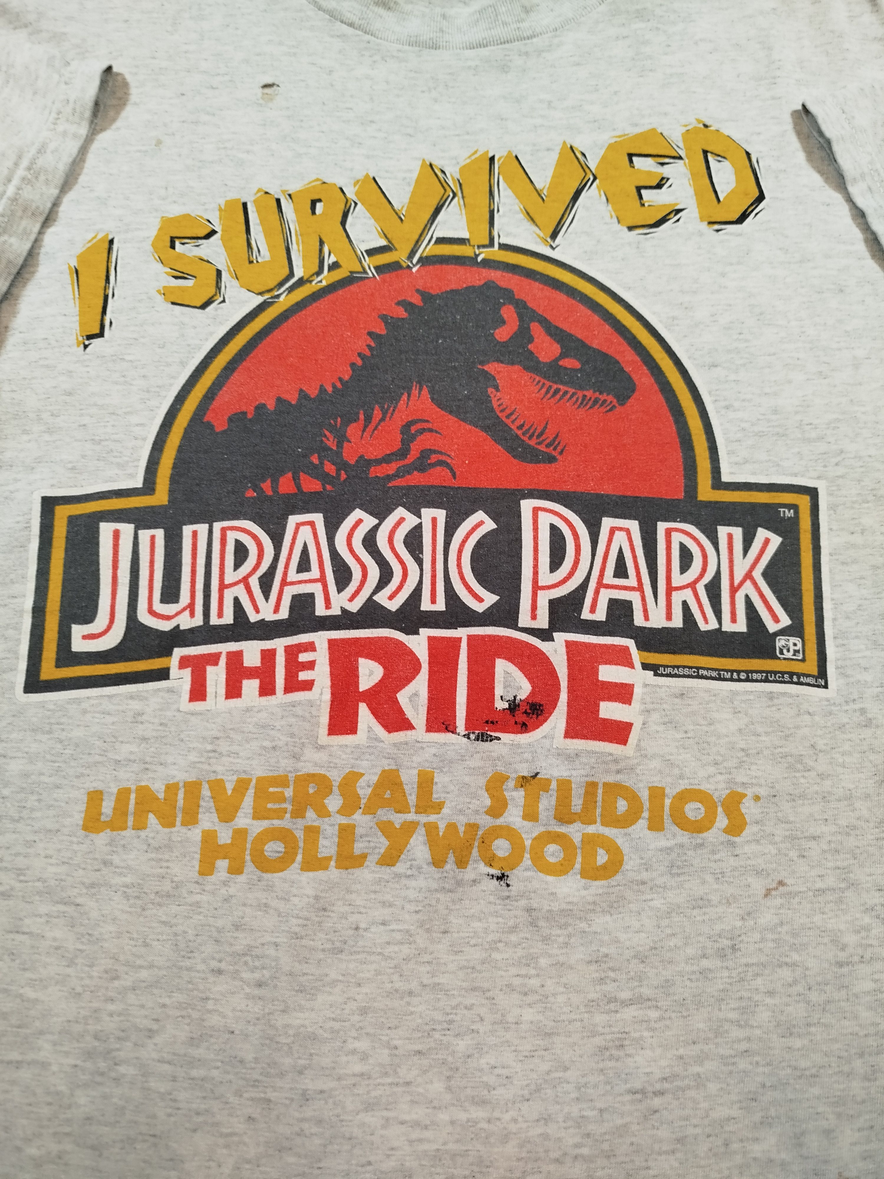 Universal Studios × Vintage Vintage jurassic park t shirt Size US L / EU 52-54 / 3 - 3 Thumbnail