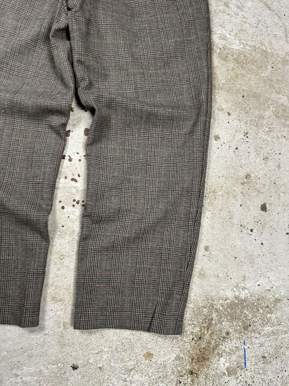 Burberry × Vintage Vintage 80/90s Burberry’s Tartan Nova Check Baggy Pants Size US 34 / EU 50 - 9 Thumbnail
