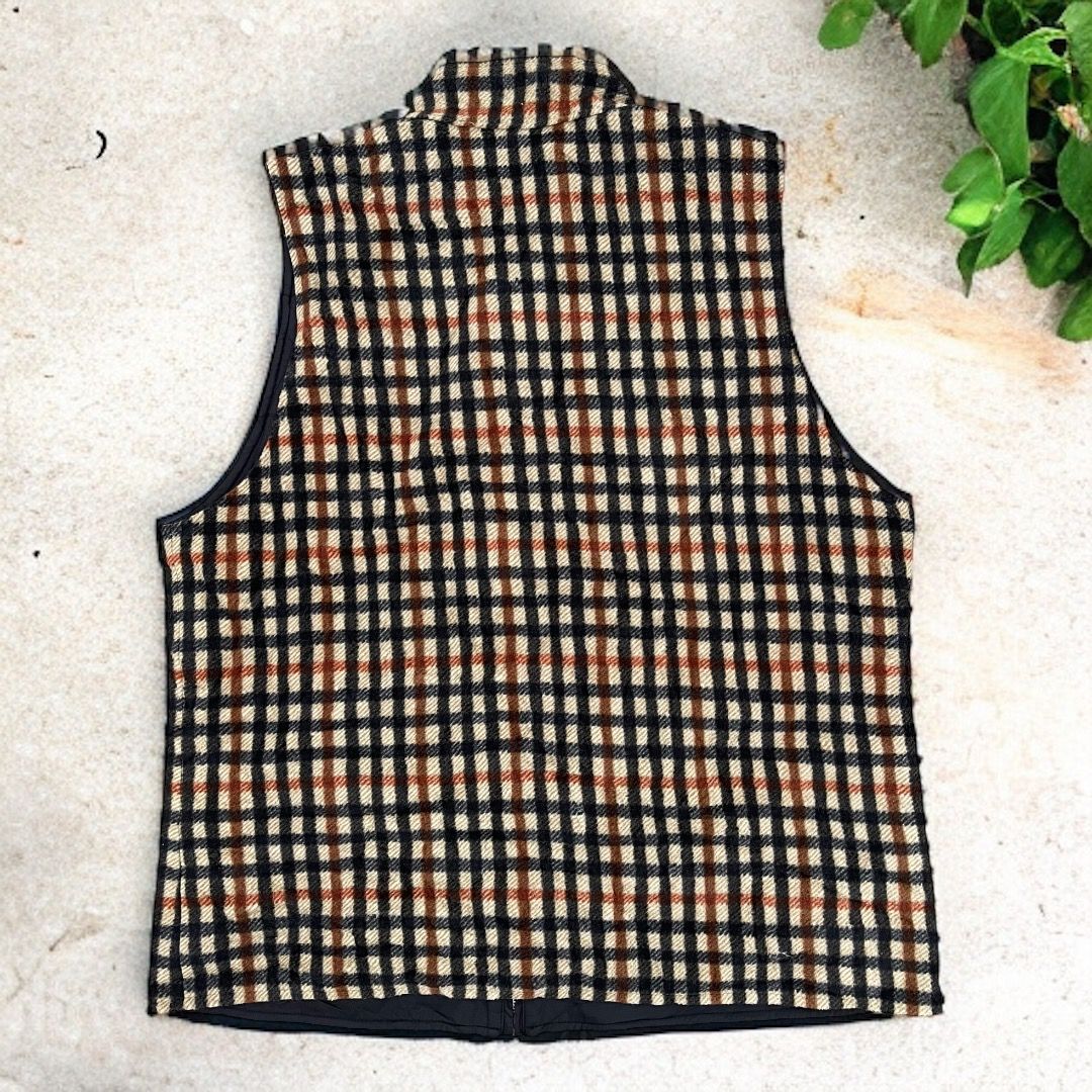 Vintage Vintage Daks London Checkered Reversible Vest Size US L / EU 52-54 / 3 - 2 Preview