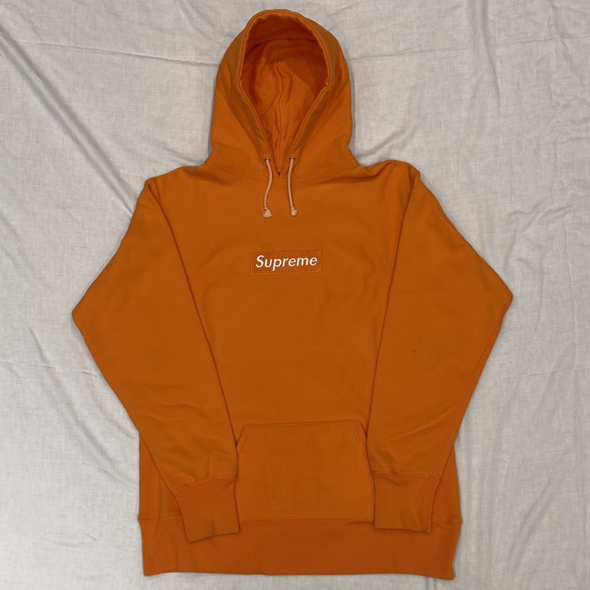 Supreme 1999 Orange Box Logo Hoodie Size US L / EU 52-54 / 3 - 1 Thumbnail