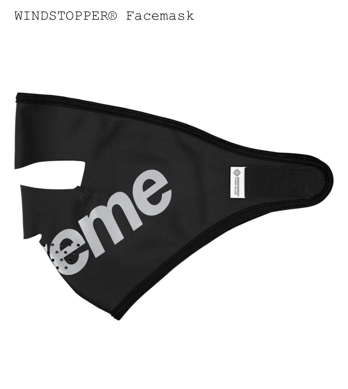 Supreme Supreme Gore Windstopper Facemask Size ONE SIZE - 4 Thumbnail