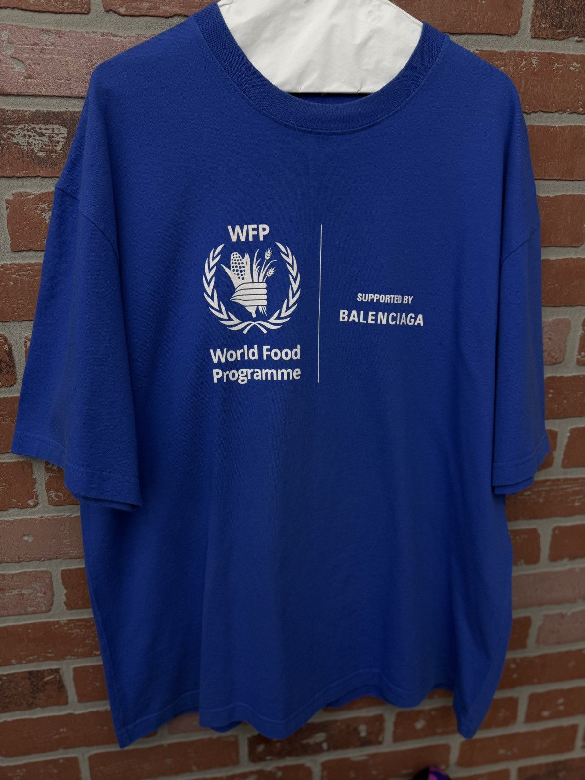 Balenciaga Balenciaga Men’s Oversized Tee Shirt Size XL Blue Size US XL / EU 56 / 4 - 2 Thumbnail