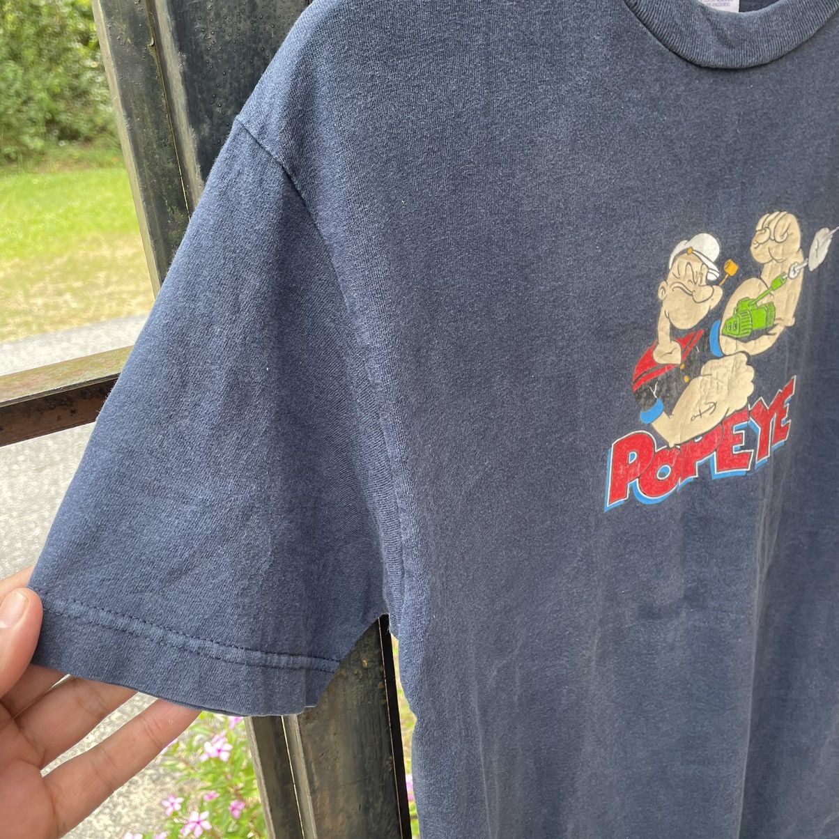 Cartoon Network × Vintage 🔥🔥Vintage 90s Popeye The Sailor Man Big Image Promo Tee Size US M / EU 48-50 / 2 - 6 Thumbnail