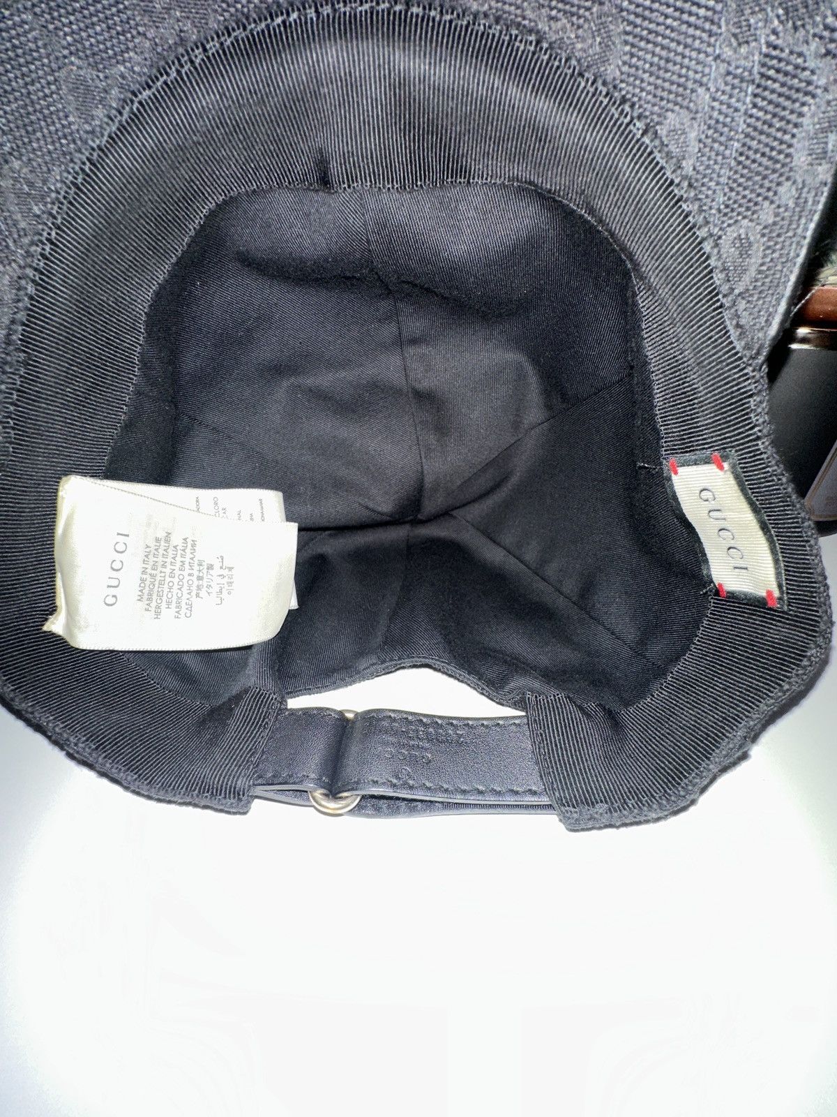 Gucci GG canvas baseball hat with Web Size ONE SIZE - 4 Thumbnail