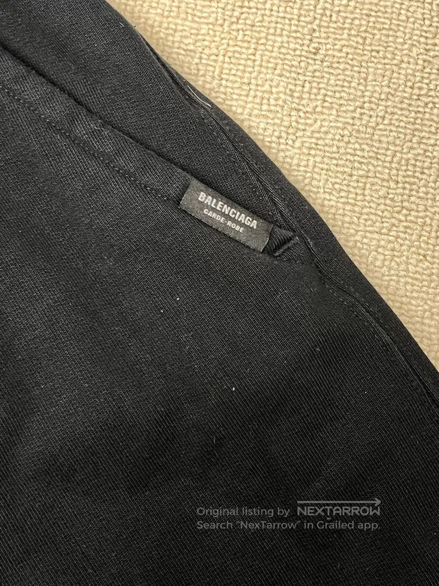 Balenciaga balenciaga black drawstring athletic pants. Size US 34 / EU 50 - 3 Thumbnail