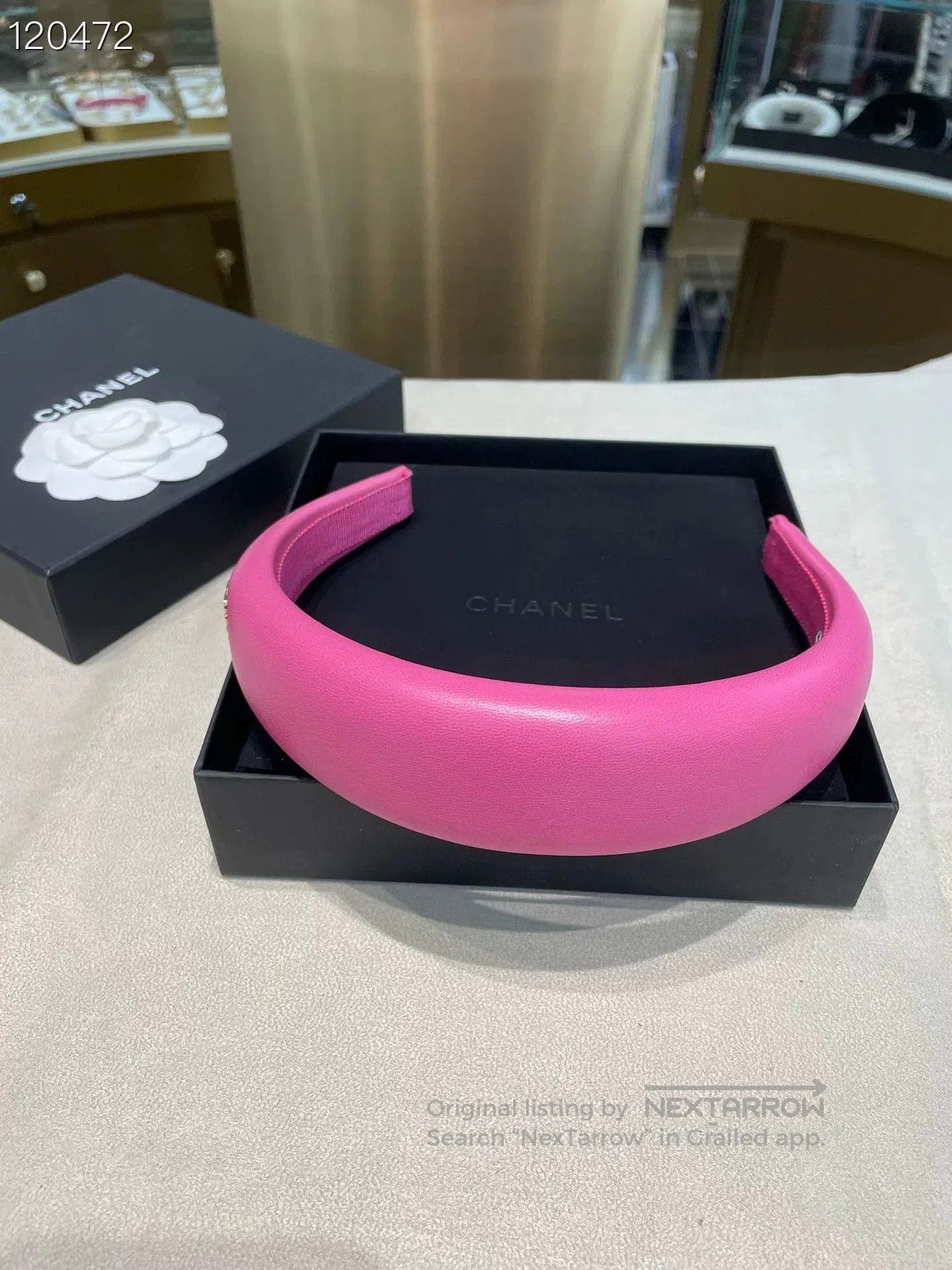 Miu Miu MIU MIU Soft Leather Hair Headband. Size ONE SIZE - 1 Thumbnail
