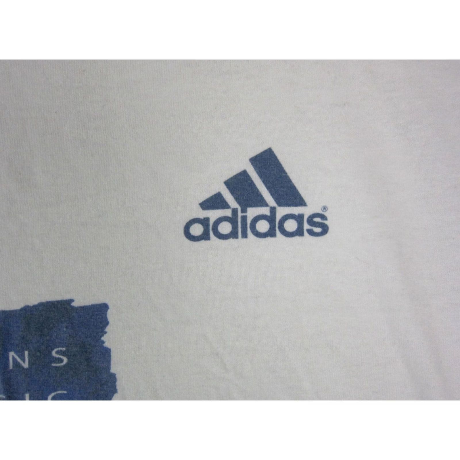 Adidas Vintage Adidas Shirt L Mens White Athens Greece Marathon Alpha Y2K Olympics Size US L / EU 52-54 / 3 - 3 Thumbnail